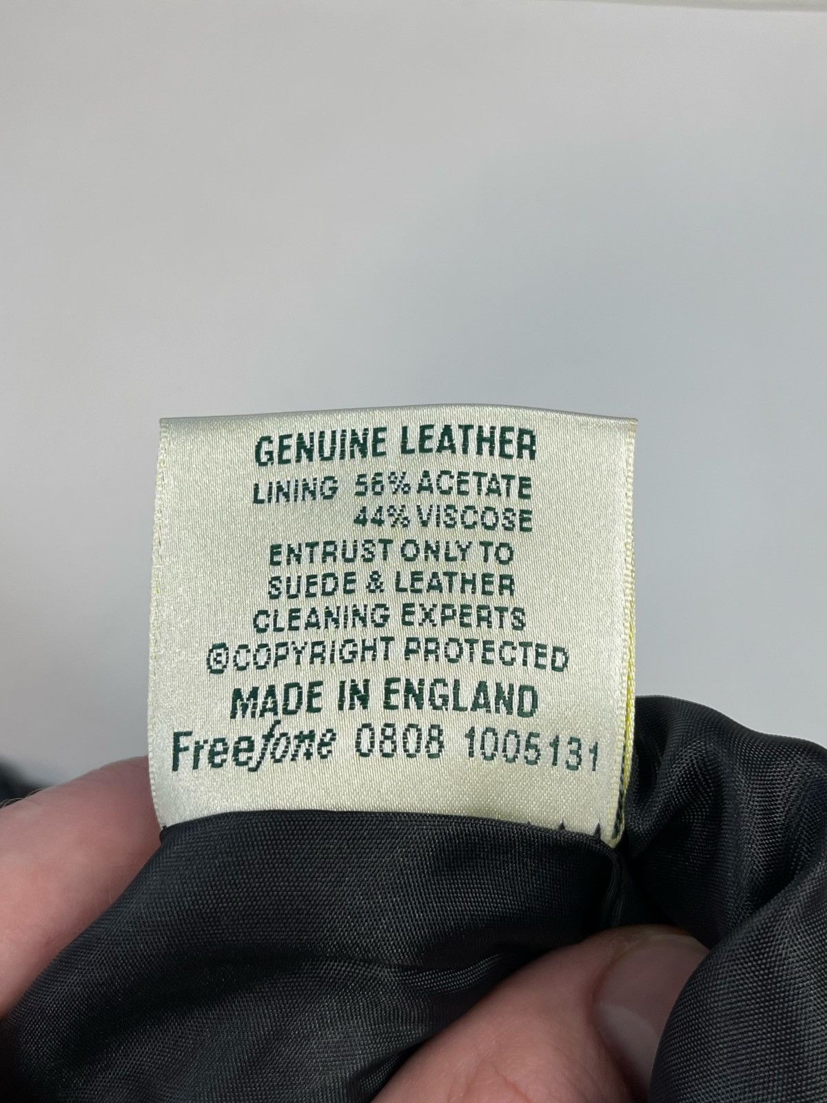 Leather × Vintage 90s Vintage Leather Biker Pants made in England Size US 31 - 5 Thumbnail