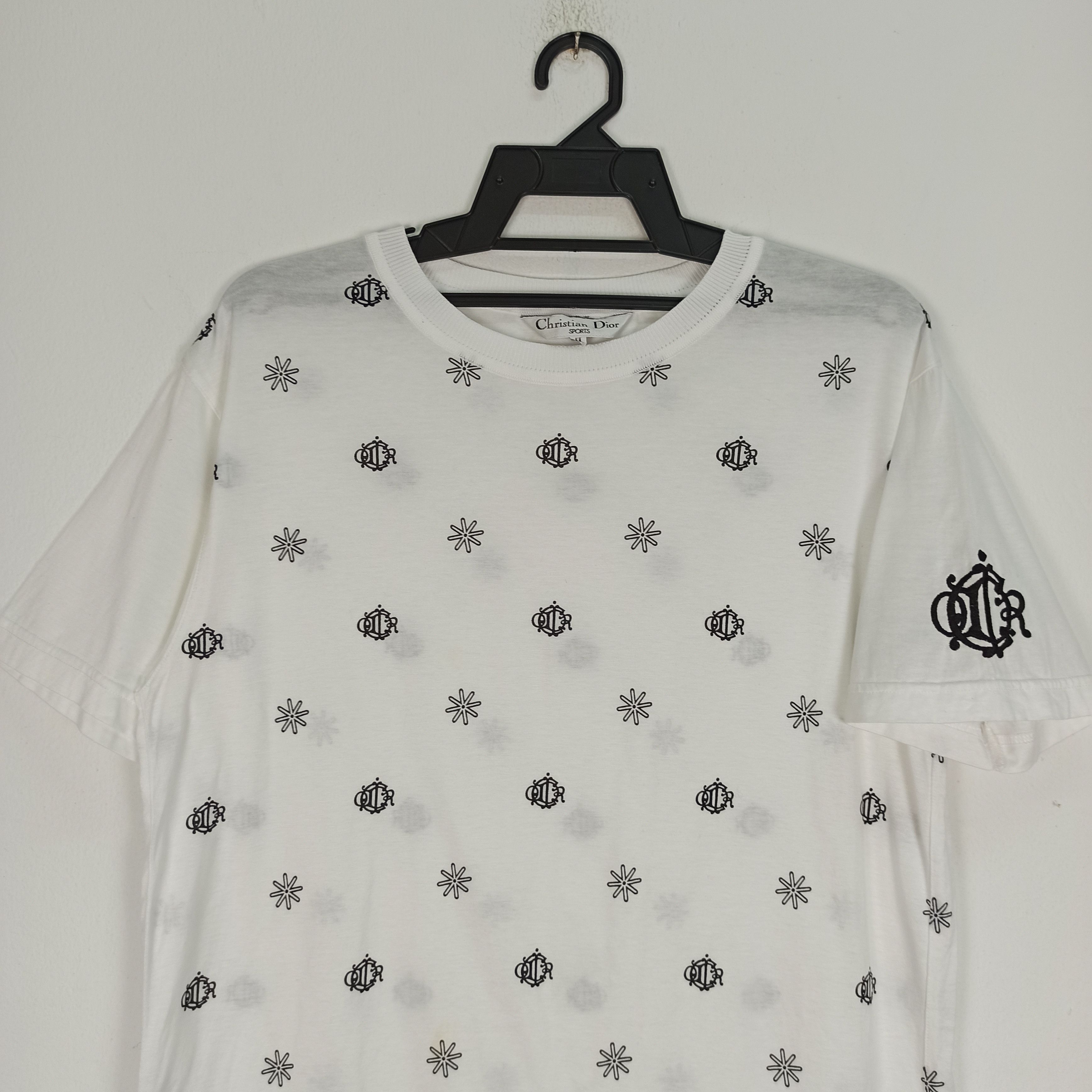Christian Dior Monsieur Rare Christian Dior Sports Over Printed Tshirt Size US M / EU 48-50 / 2 - 2 Thumbnail