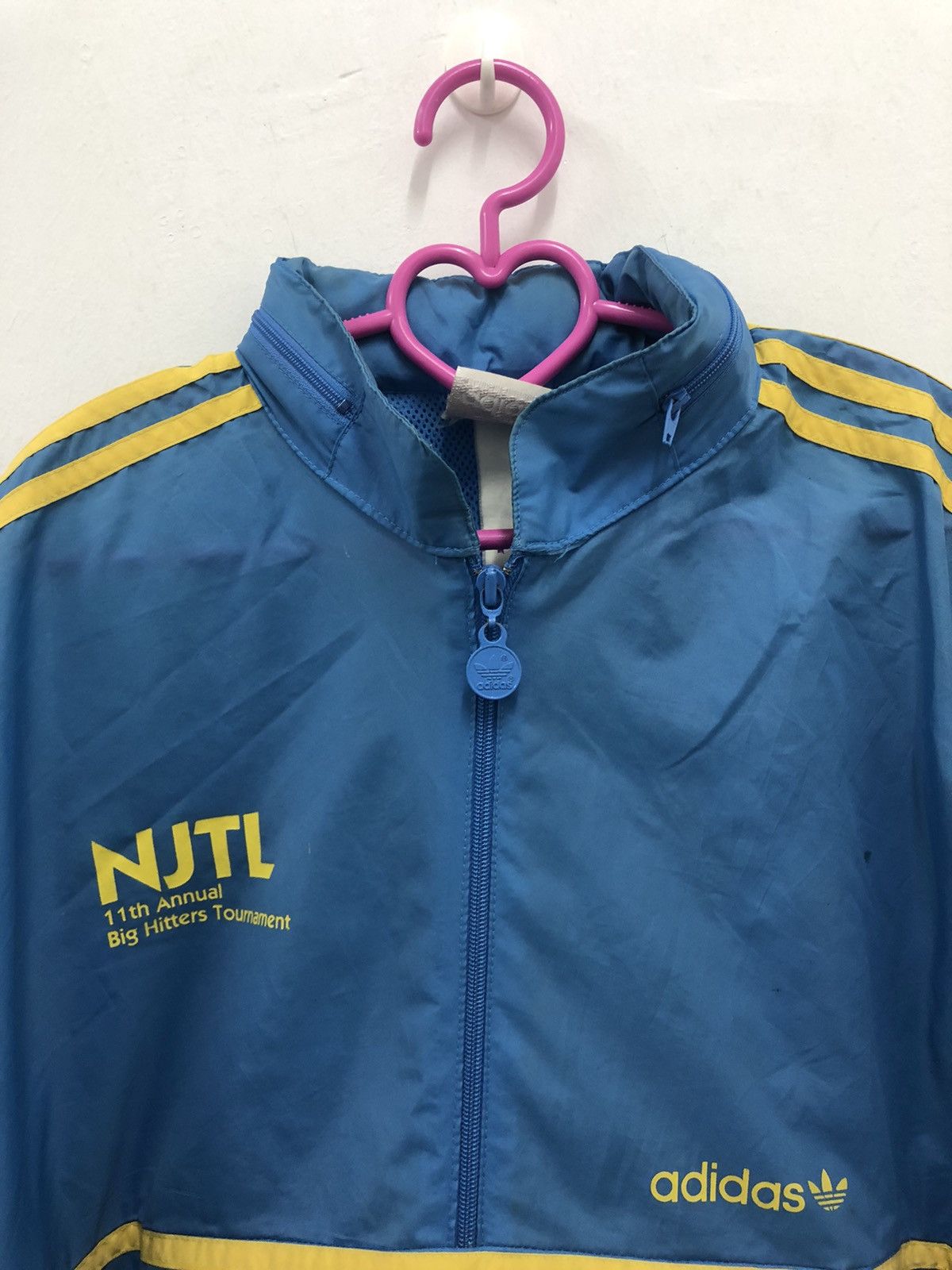 Adidas Vintage ADIDAS Trefoil Big Hitters Tournament Windbreaker Size US L / EU 52-54 / 3 - 2 Thumbnail