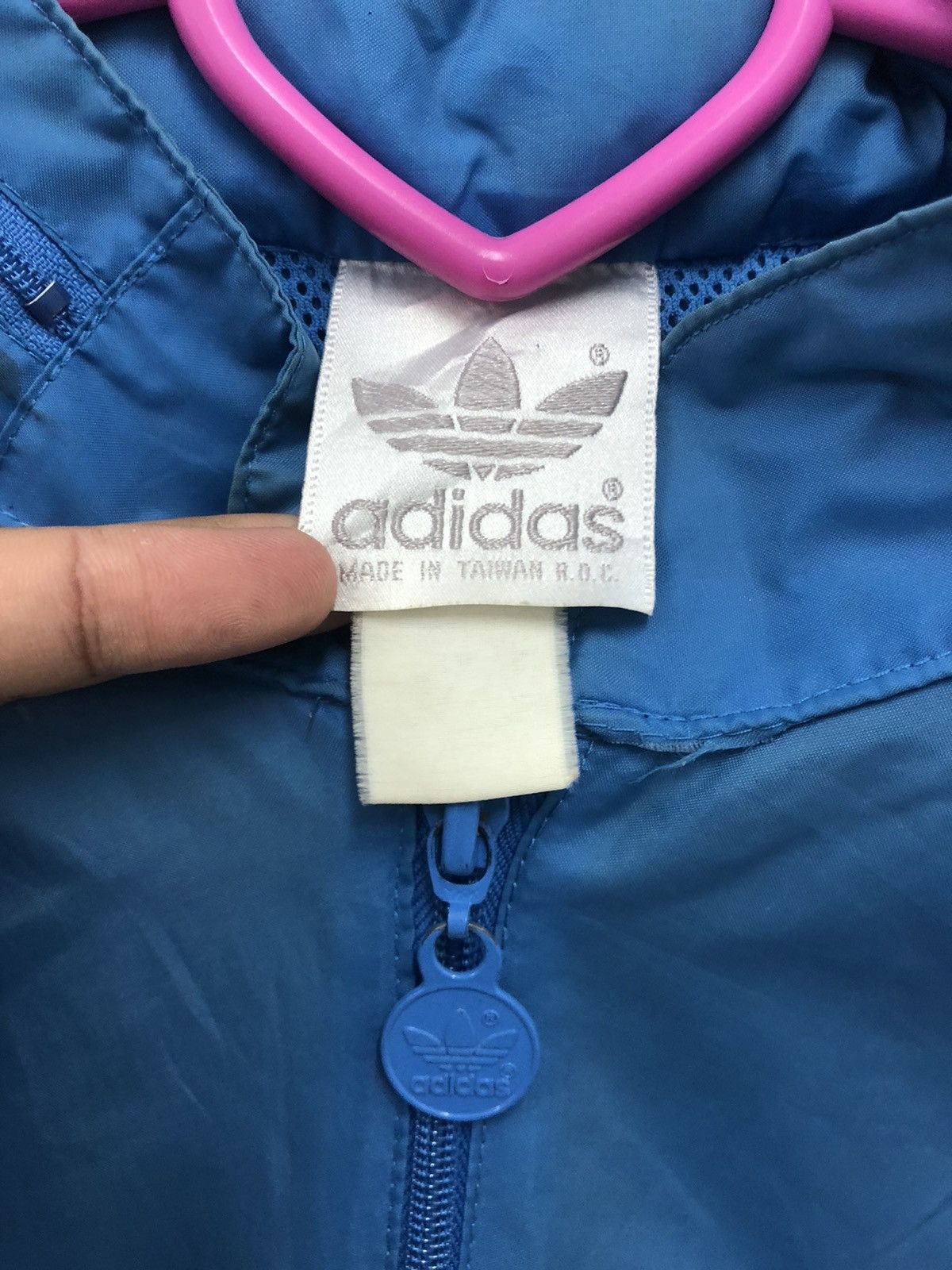 Adidas Vintage ADIDAS Trefoil Big Hitters Tournament Windbreaker Size US L / EU 52-54 / 3 - 3 Thumbnail