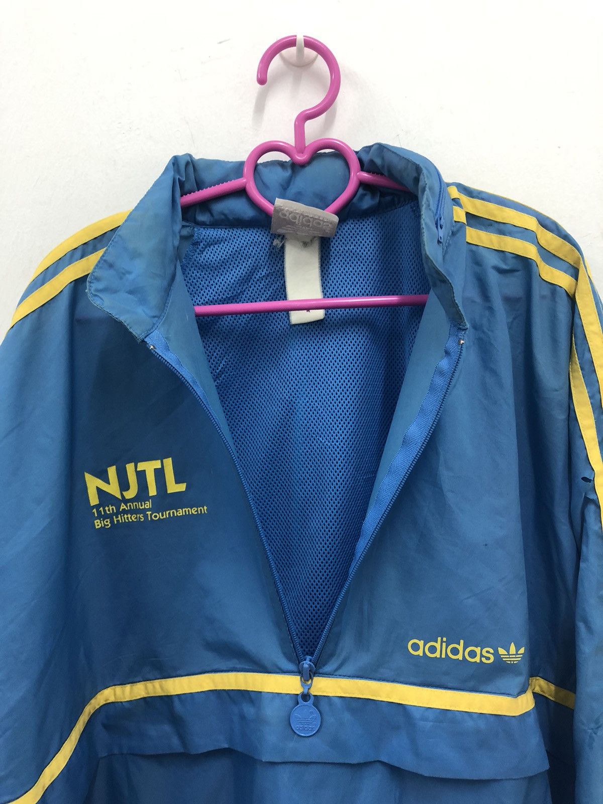Adidas Vintage ADIDAS Trefoil Big Hitters Tournament Windbreaker Size US L / EU 52-54 / 3 - 6 Thumbnail