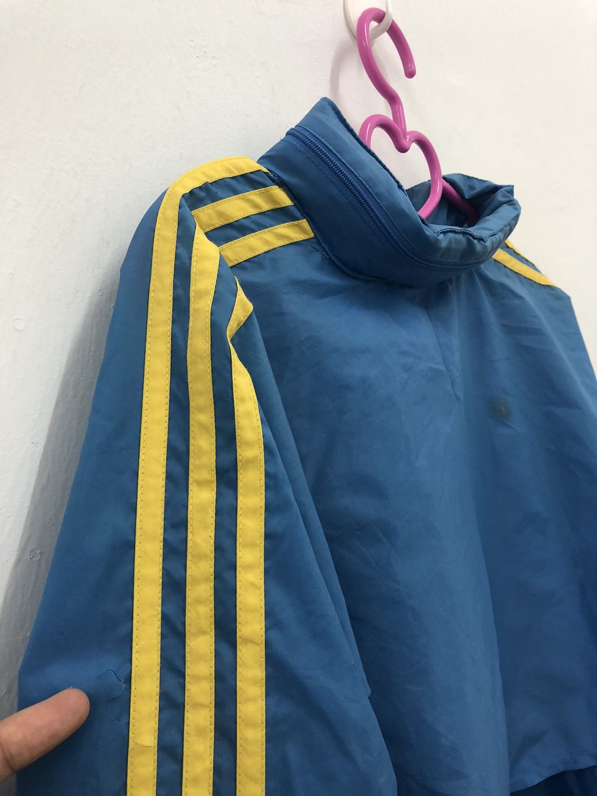 Adidas Vintage ADIDAS Trefoil Big Hitters Tournament Windbreaker Size US L / EU 52-54 / 3 - 7 Thumbnail