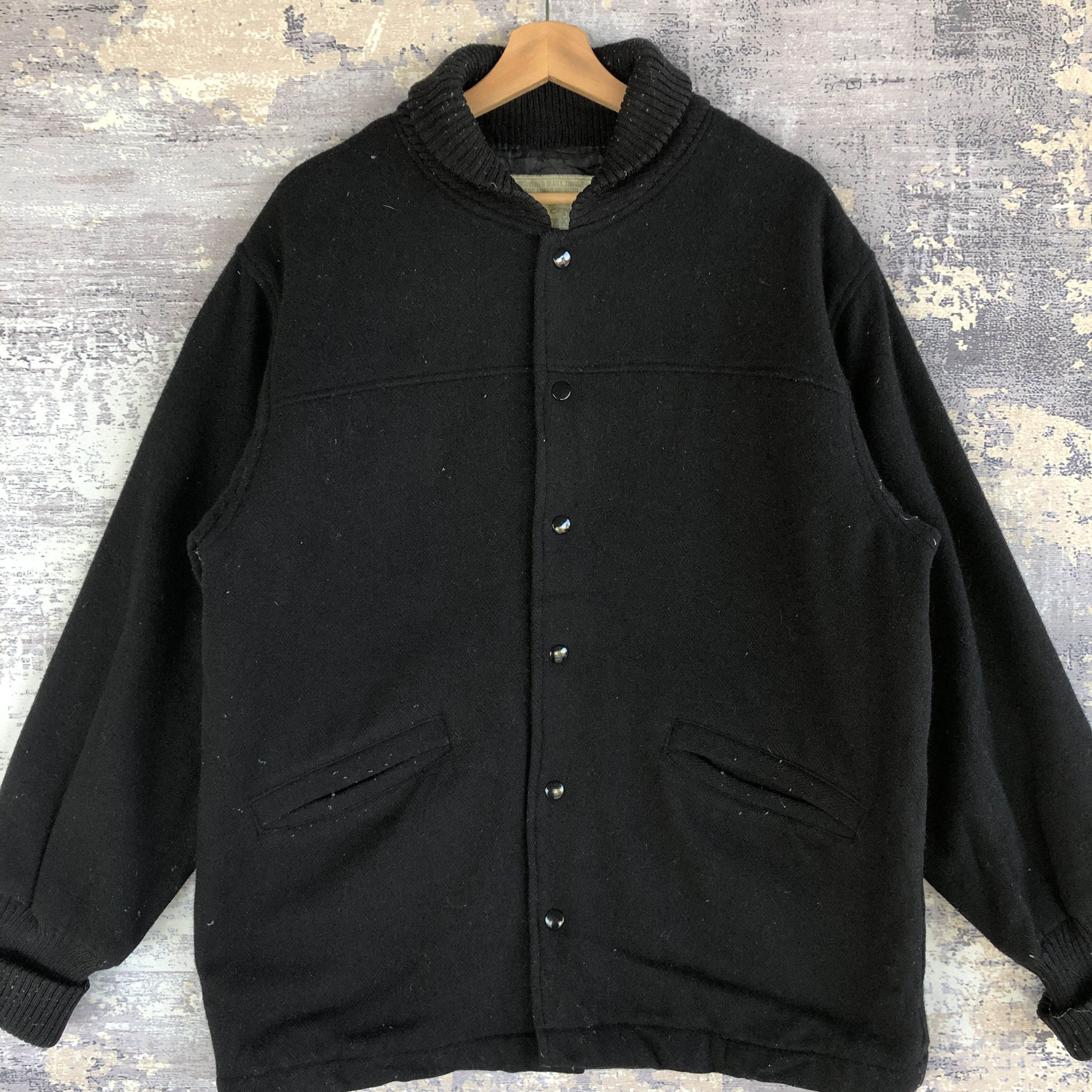 Japanese Brand × Vintage Manifest Wool Jacket Japanese Manifest Varsity Jacket Size US L / EU 52-54 / 3 - 4 Thumbnail