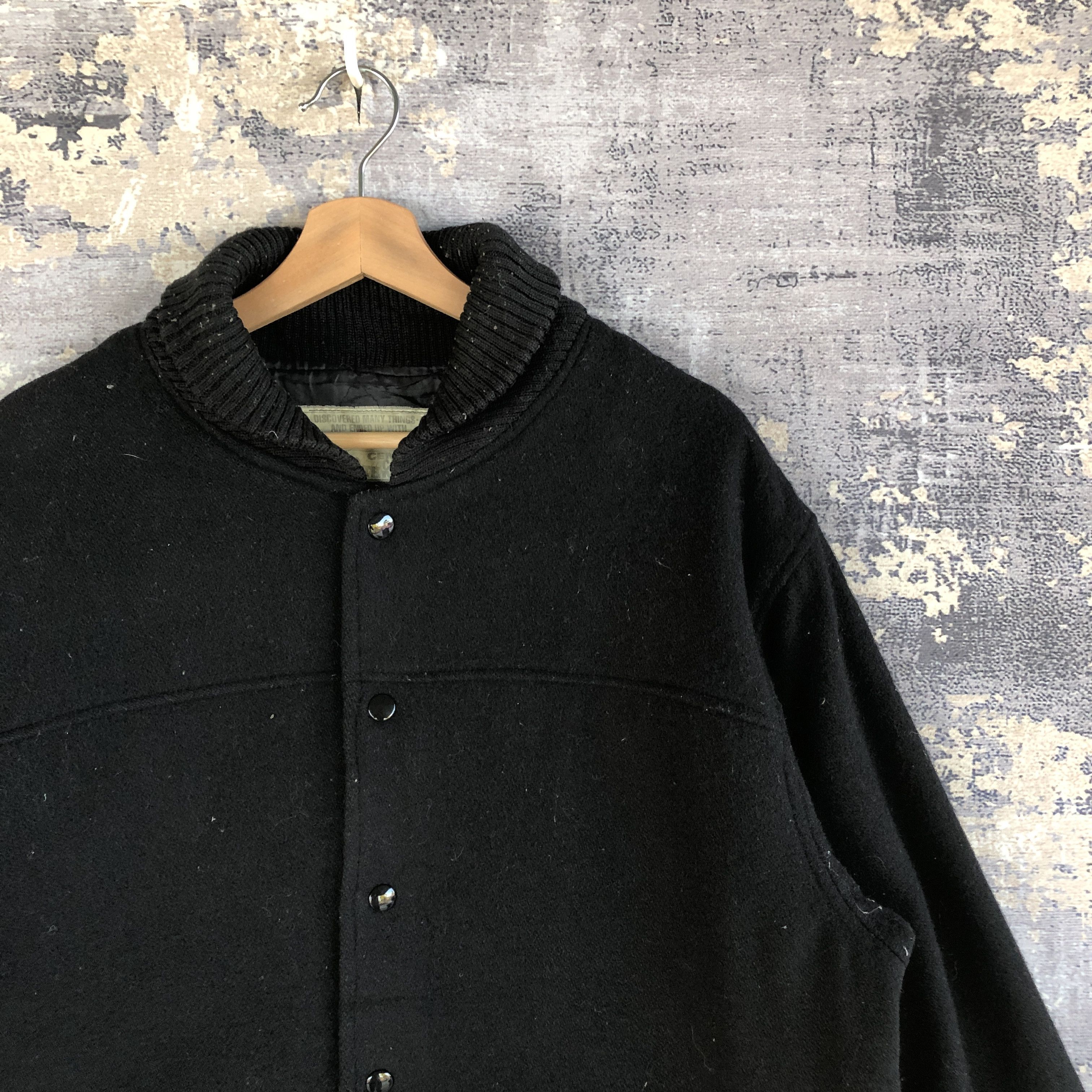 Japanese Brand × Vintage Manifest Wool Jacket Japanese Manifest Varsity Jacket Size US L / EU 52-54 / 3 - 5 Thumbnail