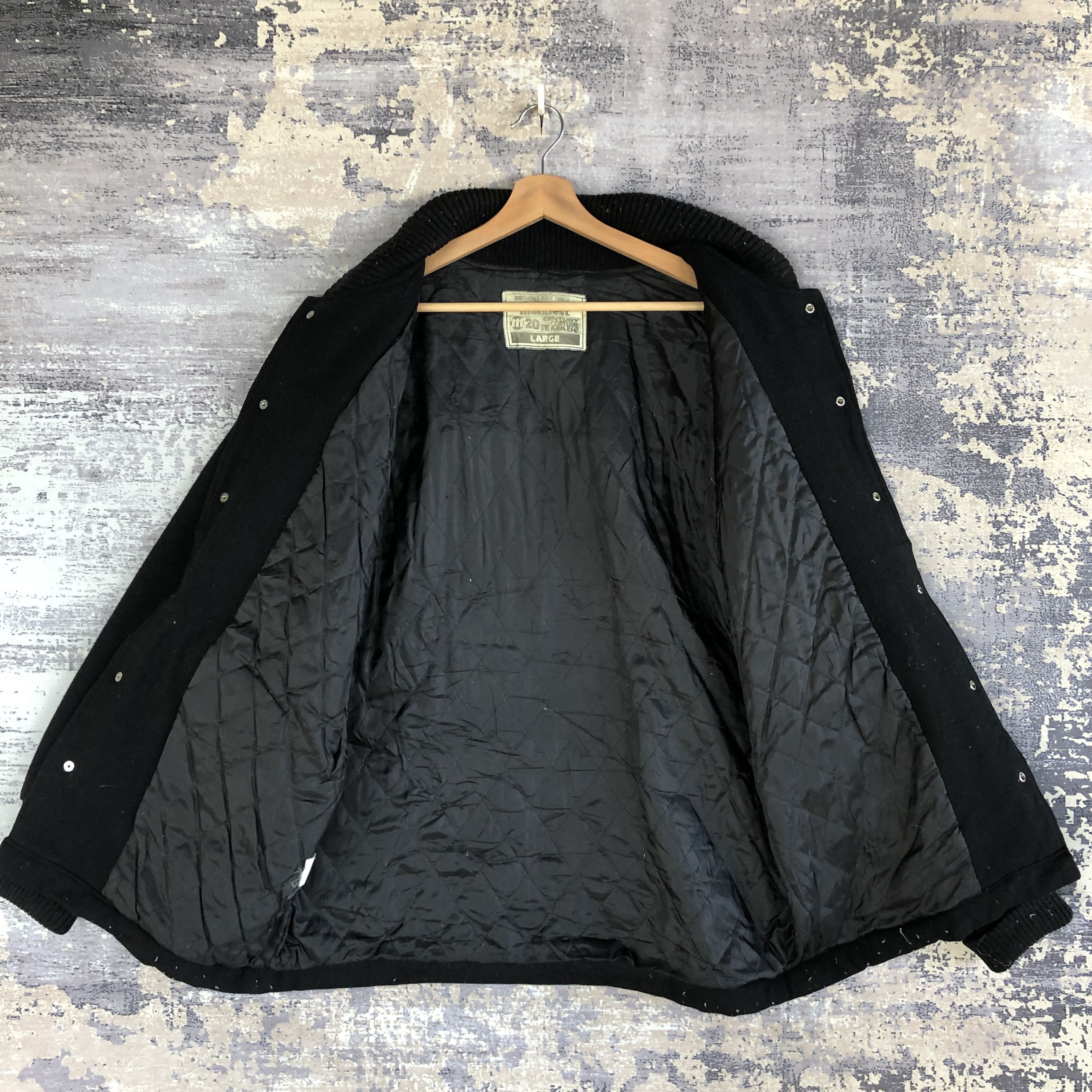 Japanese Brand × Vintage Manifest Wool Jacket Japanese Manifest Varsity Jacket Size US L / EU 52-54 / 3 - 8 Thumbnail