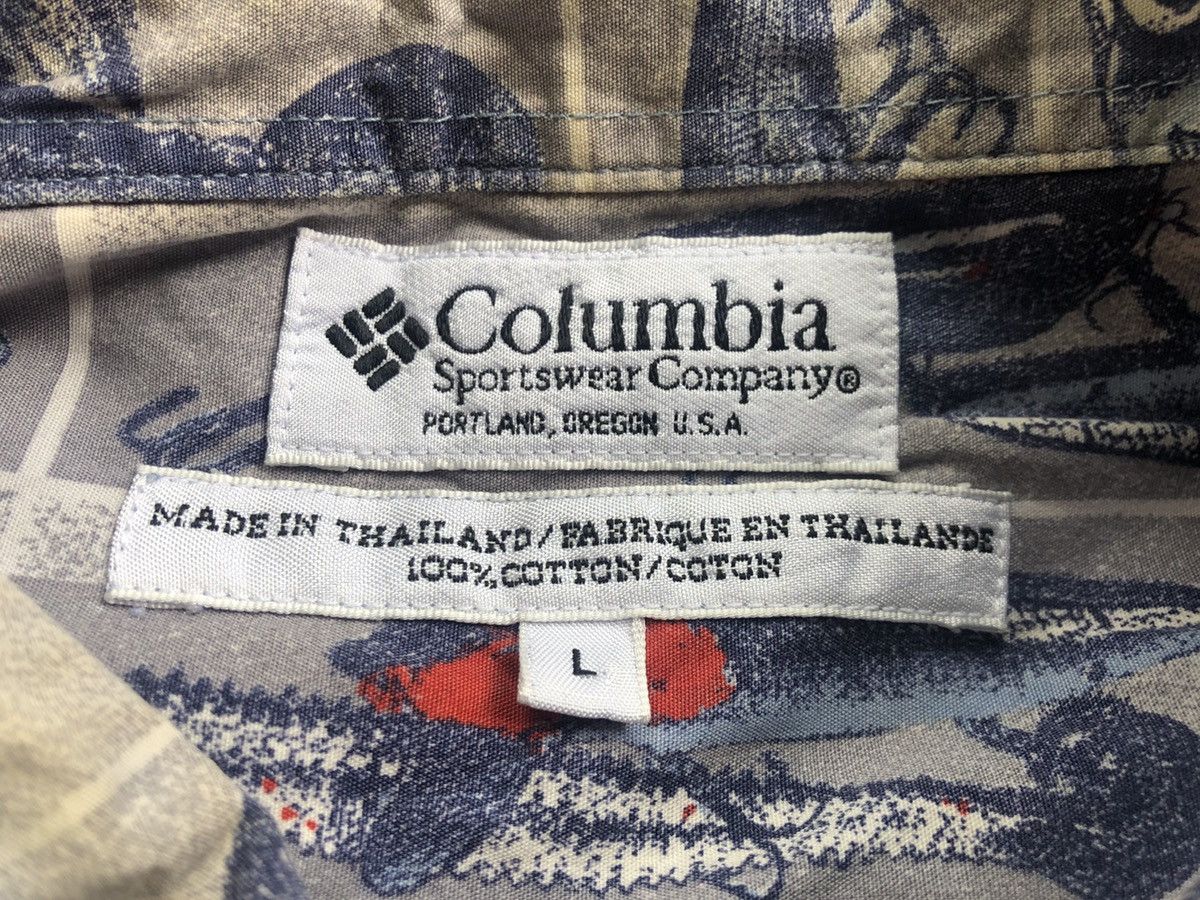 Columbia Rare COLUMBIA Full All Over Print Single Pocket Shirt Size US L / EU 52-54 / 3 - 4 Thumbnail
