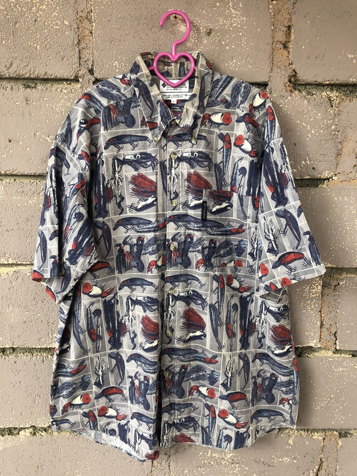 Columbia Rare COLUMBIA Full All Over Print Single Pocket Shirt Size US L / EU 52-54 / 3 - 1 Thumbnail