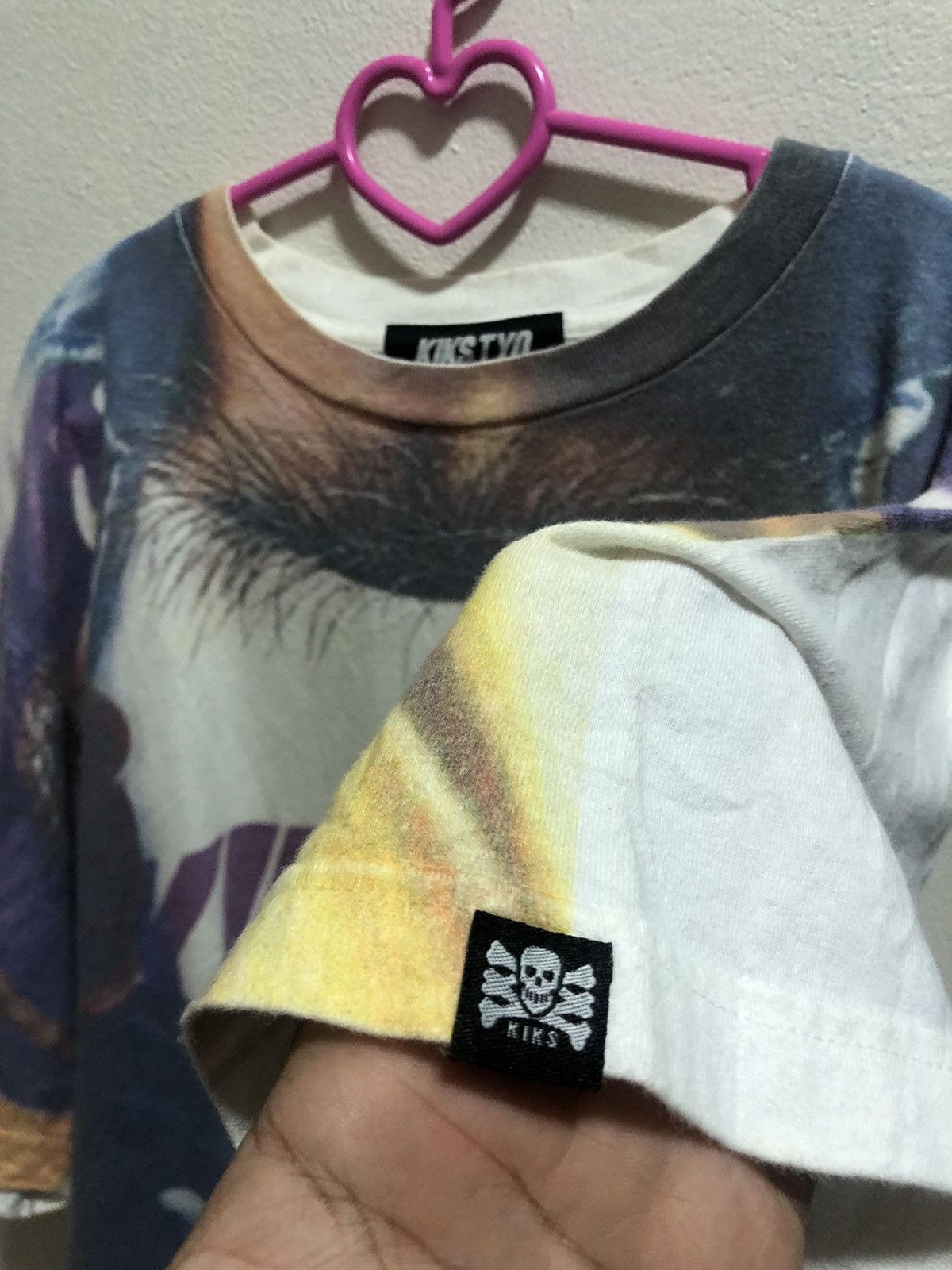 KIKS TYO Rare Vintage KIKS TYO Full All Over Print Hip Hop Swag Dope Size US XL / EU 56 / 4 - 4 Thumbnail
