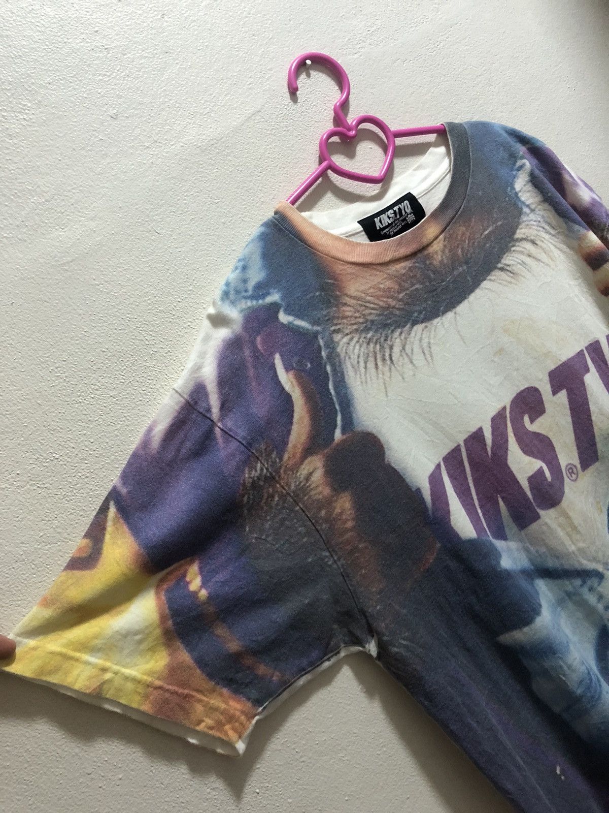 KIKS TYO Rare Vintage KIKS TYO Full All Over Print Hip Hop Swag Dope Size US XL / EU 56 / 4 - 2 Thumbnail