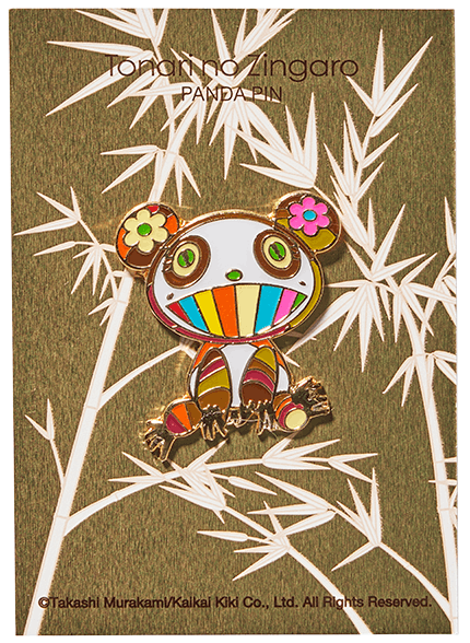 Pre-owned Takashi Murakami Panda Pin In Multicolor