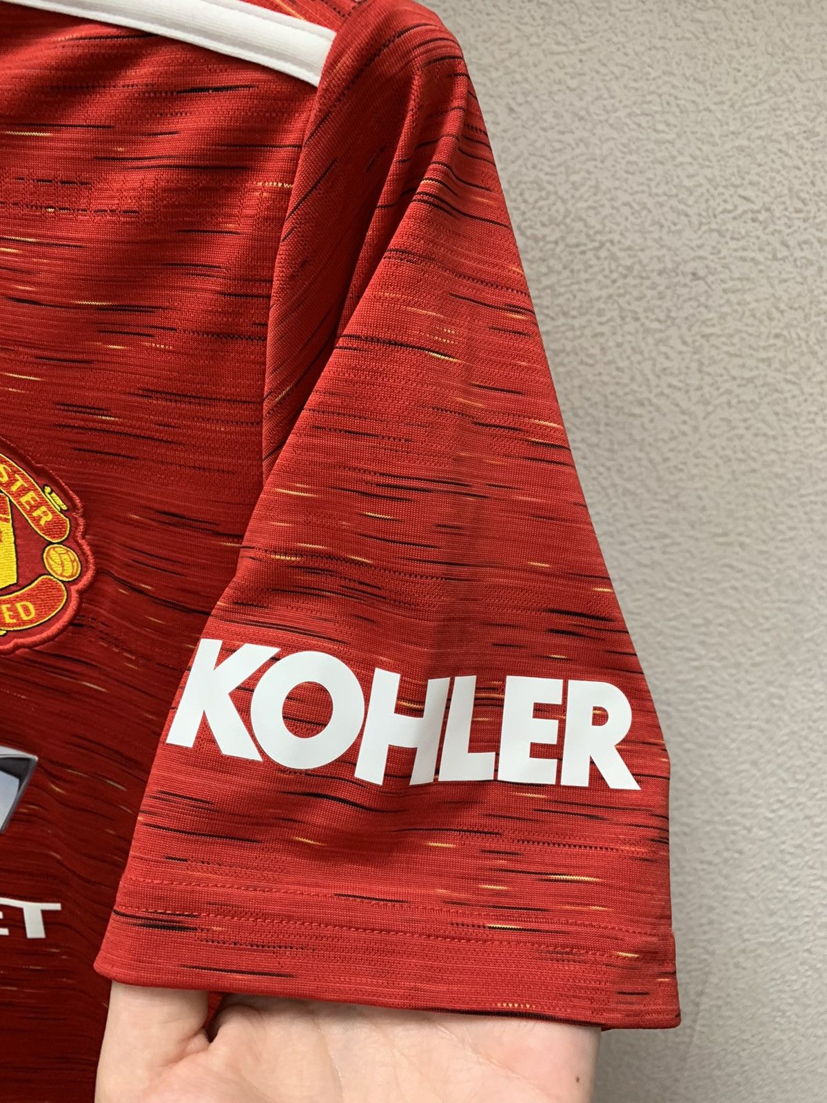 Adidas Manchester United adidas soccer jersey 2020 L size Size US L / EU 52-54 / 3 - 4 Thumbnail