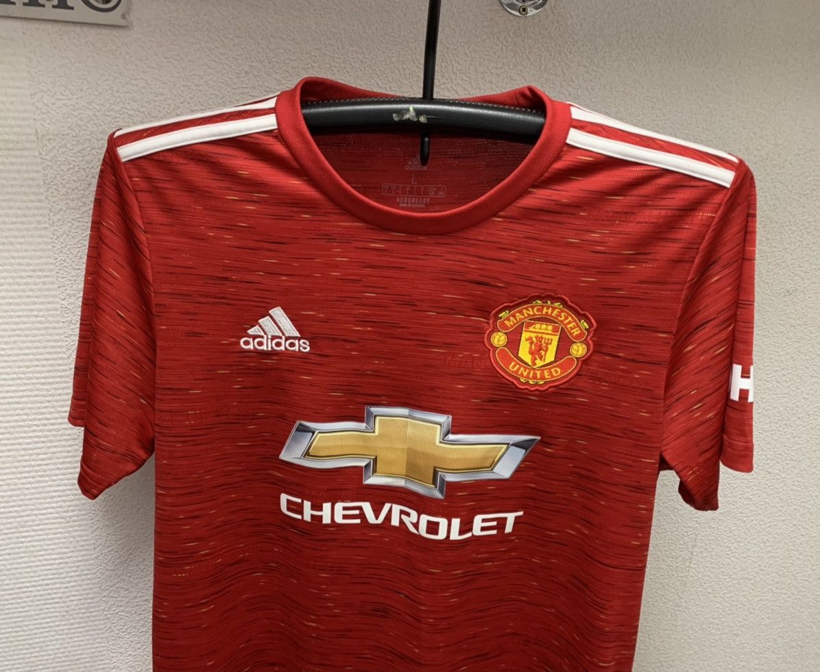 Adidas Manchester United adidas soccer jersey 2020 L size Size US L / EU 52-54 / 3 - 2 Thumbnail
