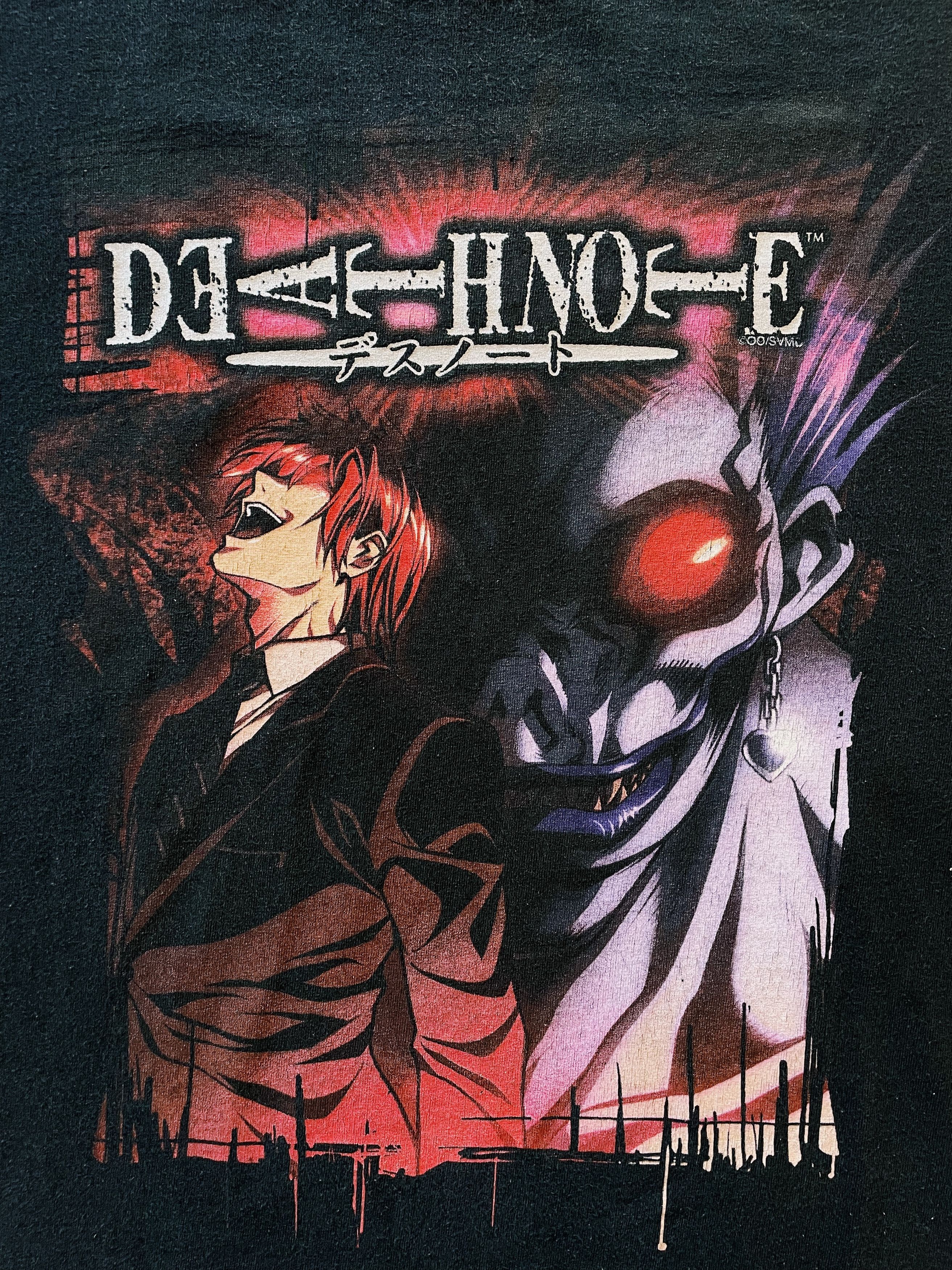 Anime Vintage 2004 Death Note Kira & Ryuk Licensed T-shirt Black Size US M / EU 48-50 / 2 - 3 Thumbnail