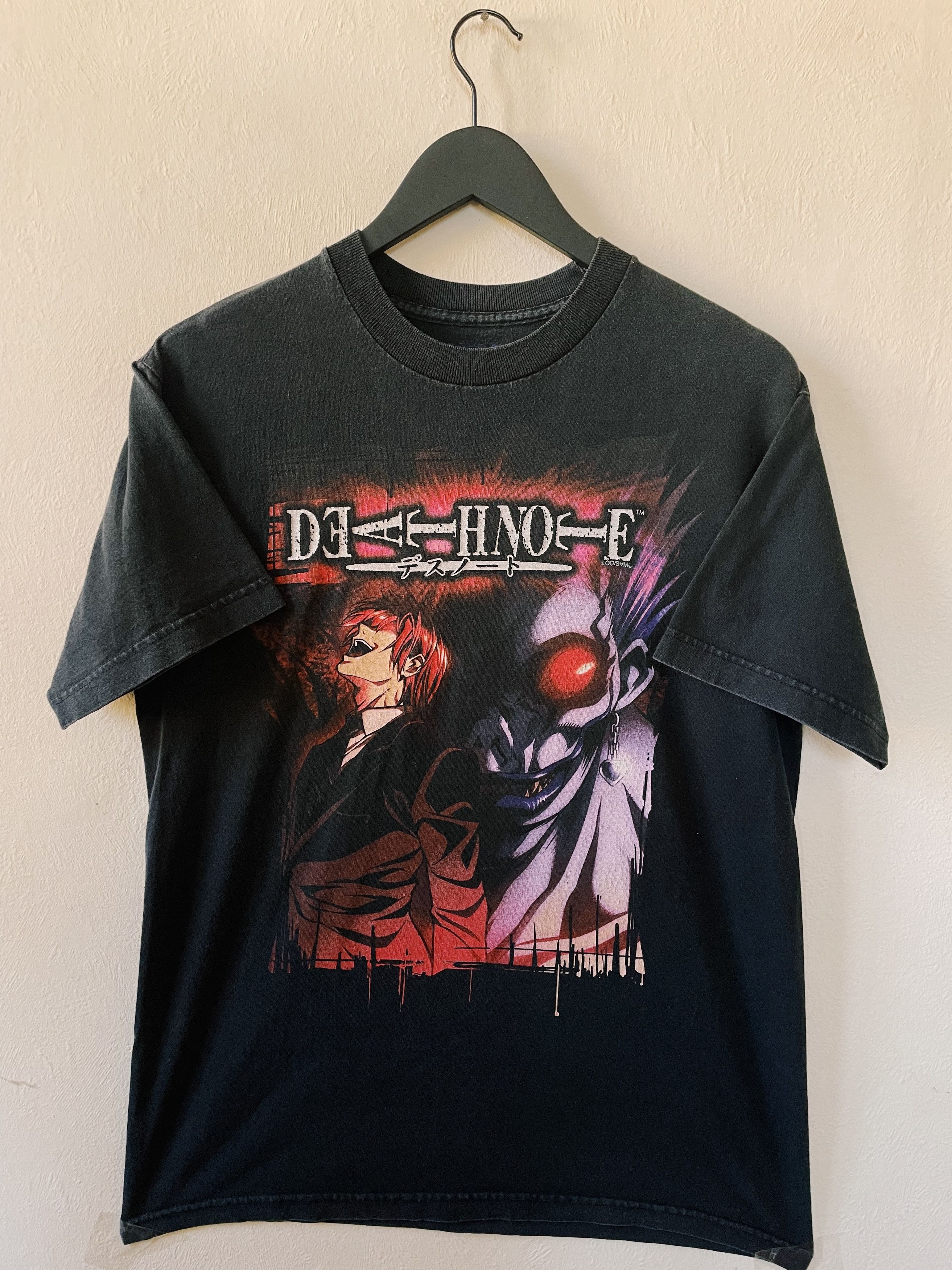 Anime Vintage 2004 Death Note Kira & Ryuk Licensed T-shirt Black Size US M / EU 48-50 / 2 - 1 Thumbnail