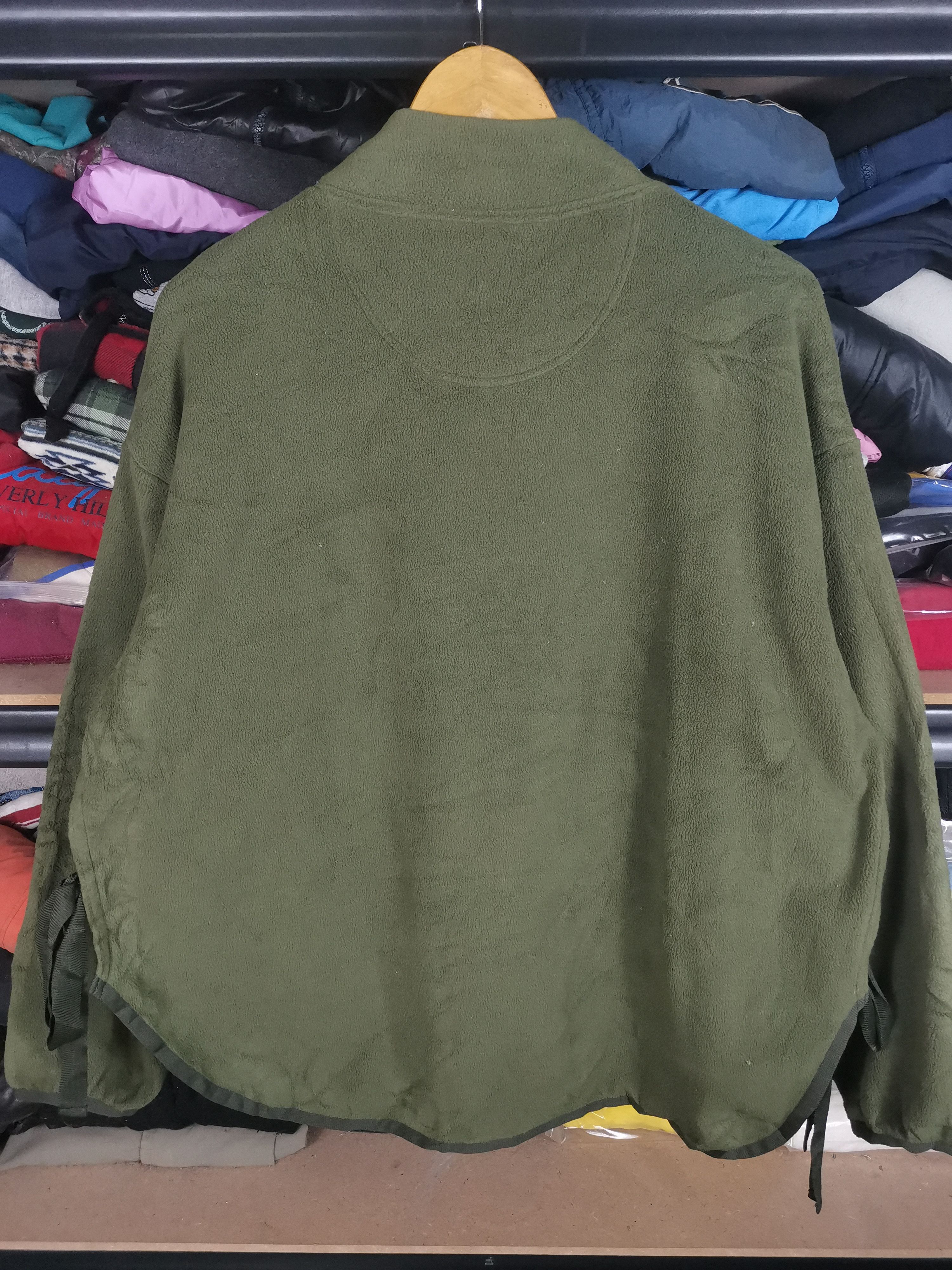 Japanese Brand Uniqlo x White Mountaineering Fleece Sweater Army Green Size US L / EU 52-54 / 3 - 2 Thumbnail