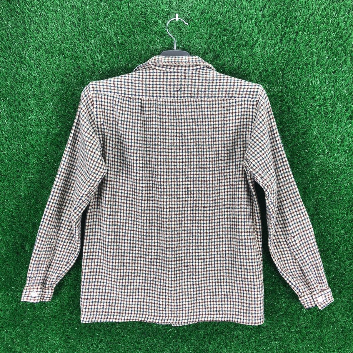 Flannel Vintage 80's Wool Flannel Double Pocket by Shepperd Mills Size XS / US 0-2 / IT 36-38 - 4 Thumbnail
