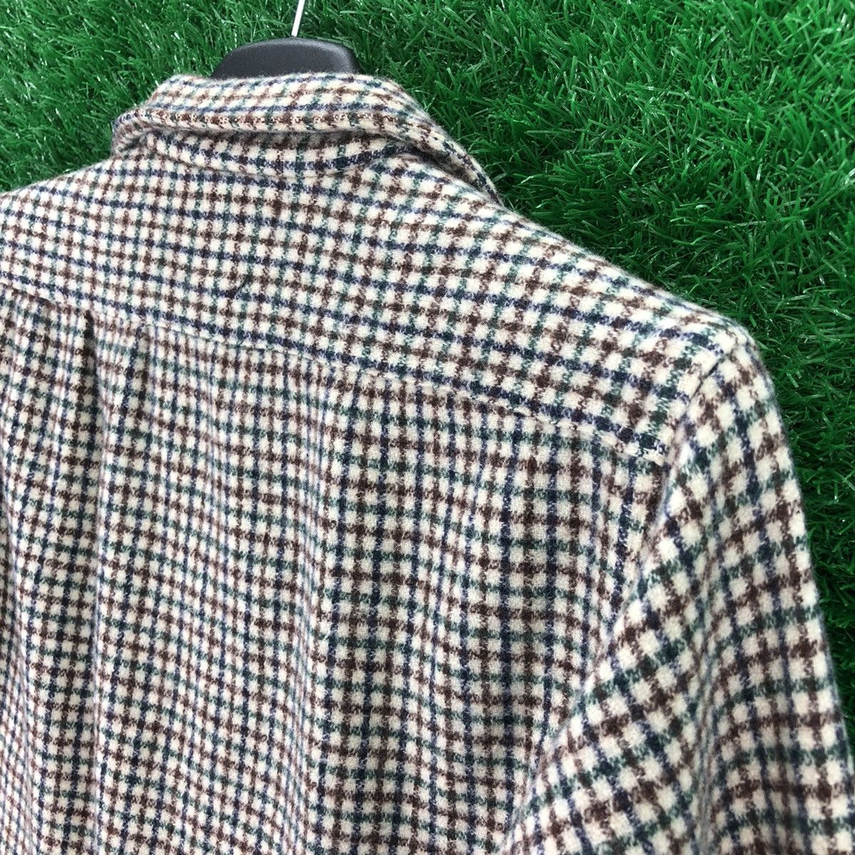 Flannel Vintage 80's Wool Flannel Double Pocket by Shepperd Mills Size XS / US 0-2 / IT 36-38 - 5 Thumbnail