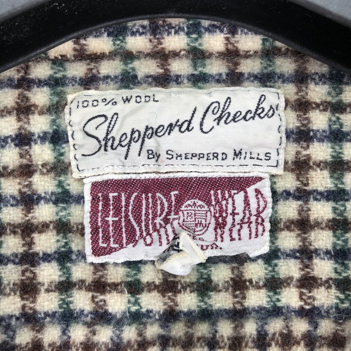 Flannel Vintage 80's Wool Flannel Double Pocket by Shepperd Mills Size XS / US 0-2 / IT 36-38 - 13 Thumbnail