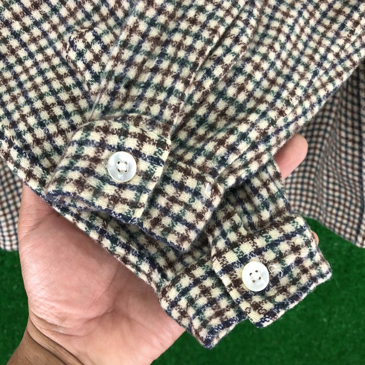 Flannel Vintage 80's Wool Flannel Double Pocket by Shepperd Mills Size XS / US 0-2 / IT 36-38 - 12 Thumbnail