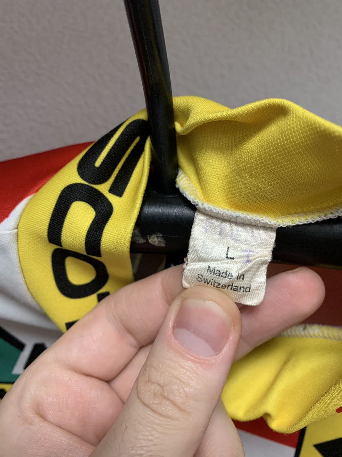 Vintage Scott Raiffeisen vintage bicycle jersey L oamtc lattella Size US L / EU 52-54 / 3 - 9 Thumbnail