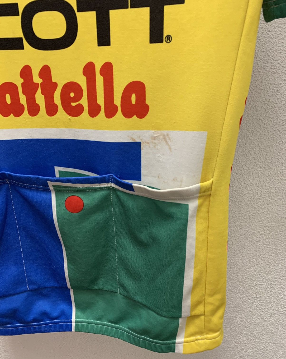 Vintage Scott Raiffeisen vintage bicycle jersey L oamtc lattella Size US L / EU 52-54 / 3 - 8 Thumbnail