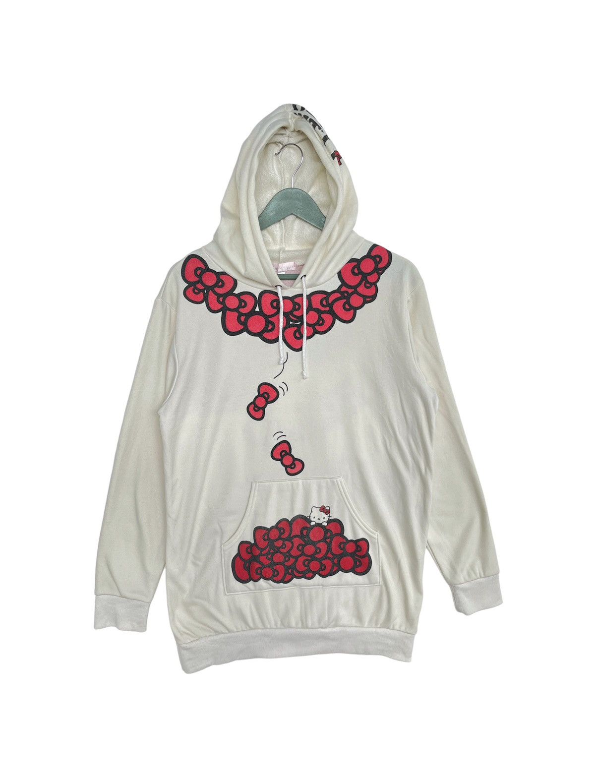image of Movie x Vintage Hello Kitty Hoodie in Cream, Women's (Size Medium)