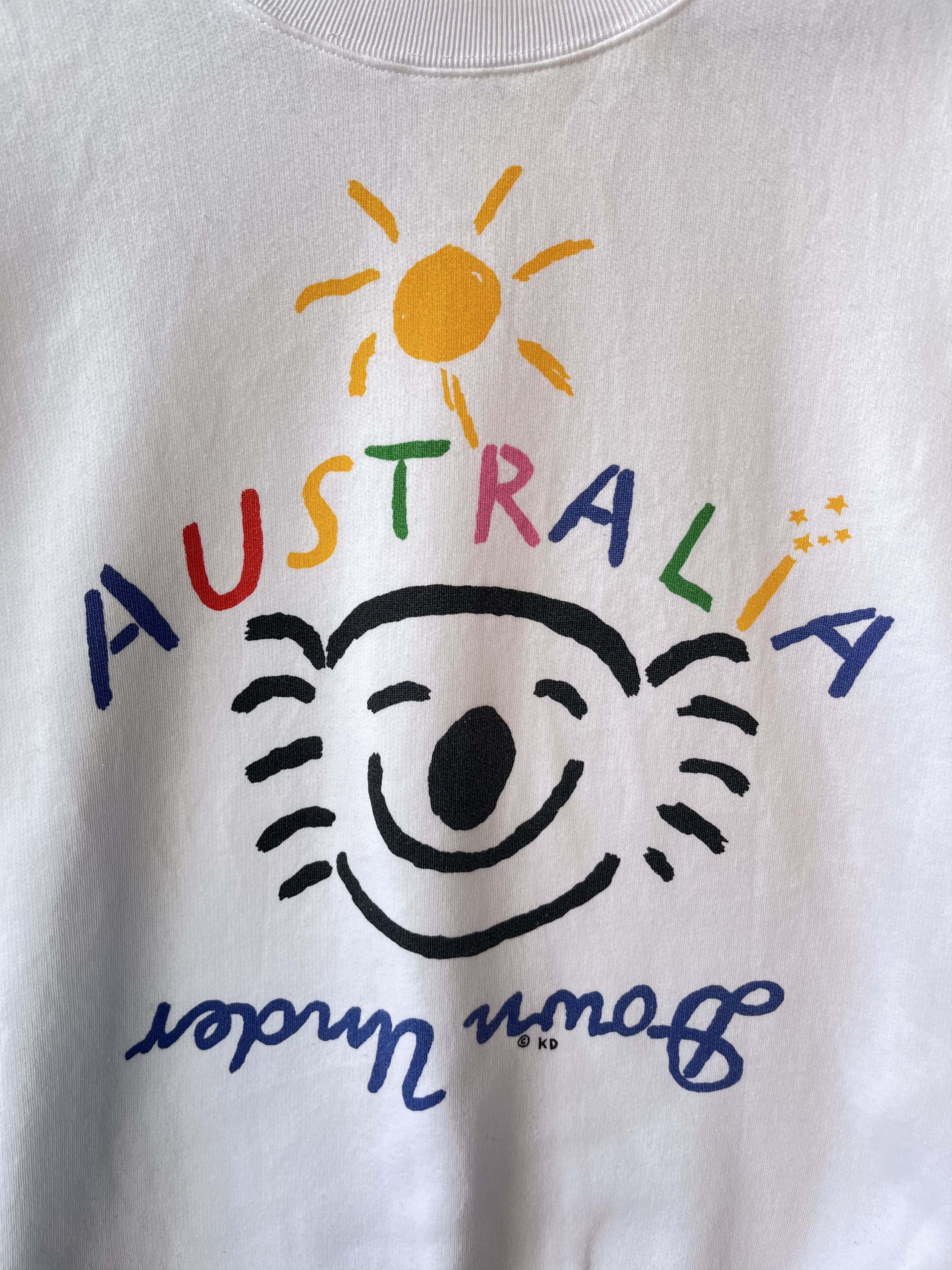 Vintage Vintage 90s Ken Done Australia Art Sweatshirt Size US L / EU 52-54 / 3 - 3 Thumbnail