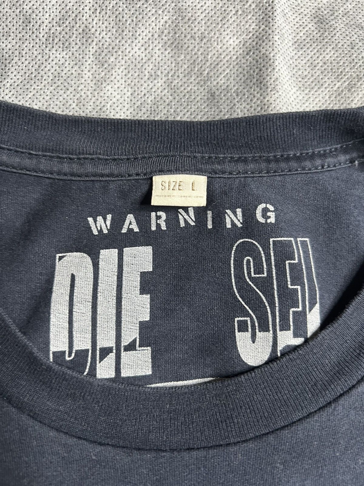 Diesel Vintage Diesel Big Logo Y2K Style T-Shirt Streetwear Size US L / EU 52-54 / 3 - 5 Thumbnail