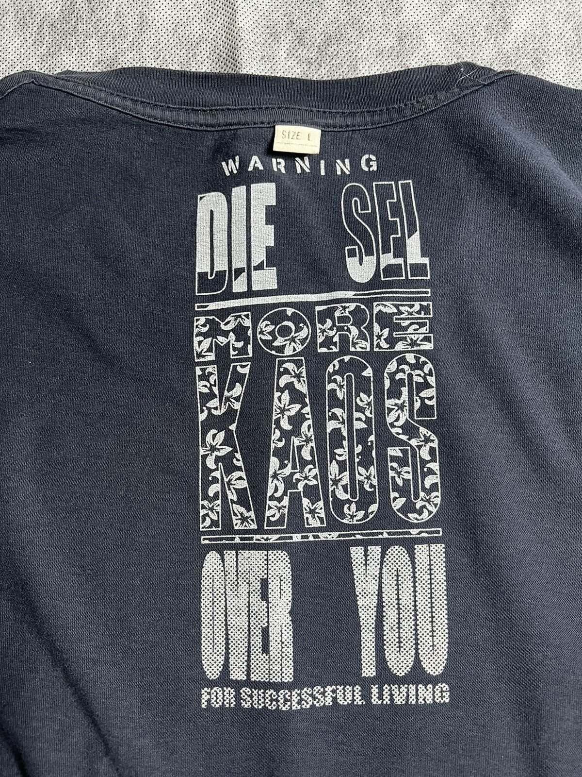Diesel Vintage Diesel Big Logo Y2K Style T-Shirt Streetwear Size US L / EU 52-54 / 3 - 6 Thumbnail
