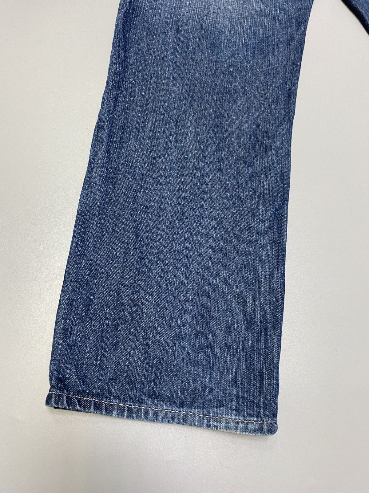 Other Pele Pell by Marc Buchanan Embroidered Logo Blue Denim Jeans Size US 30 / EU 46 - 9 Thumbnail