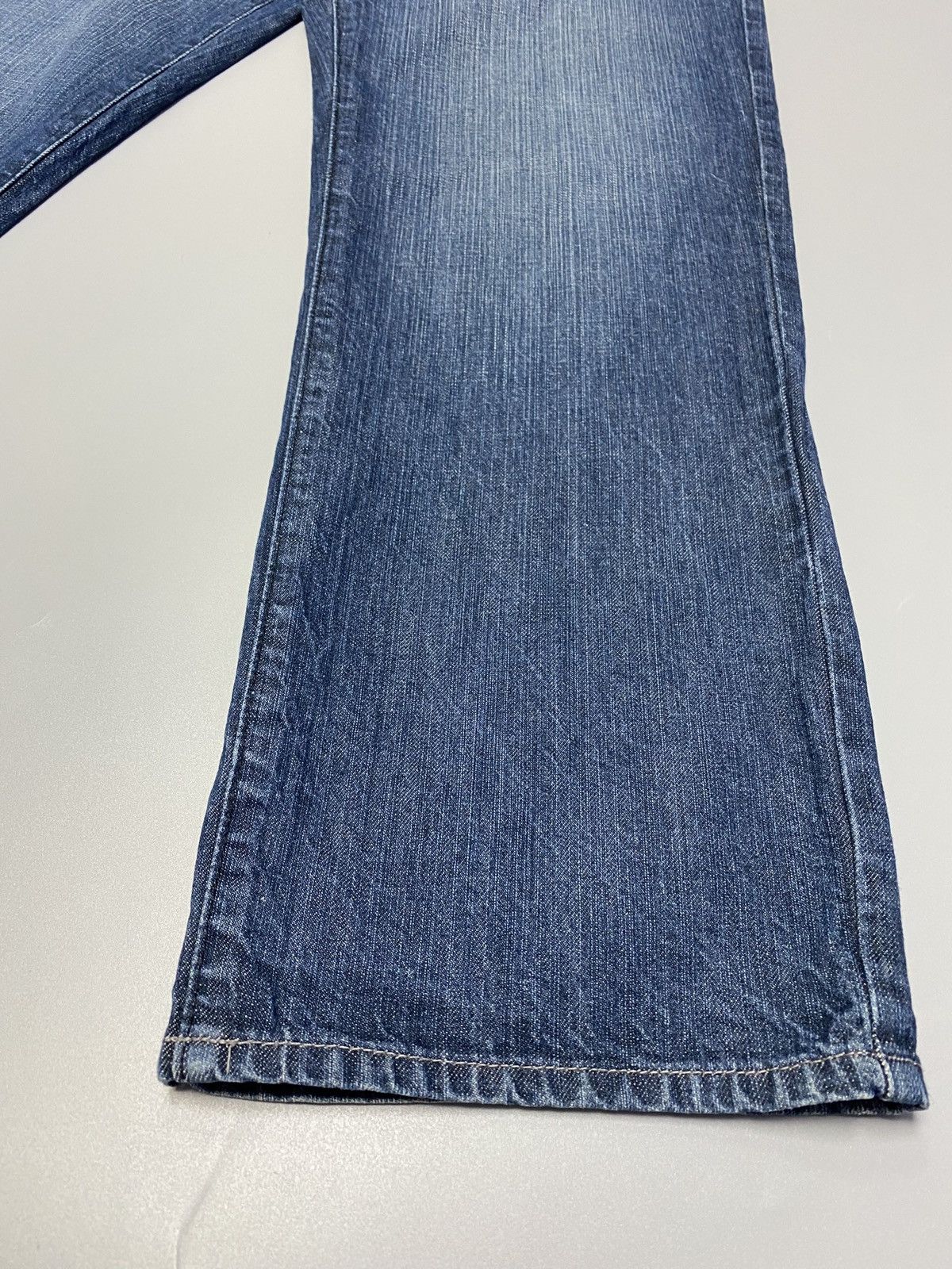 Other Pele Pell by Marc Buchanan Embroidered Logo Blue Denim Jeans Size US 30 / EU 46 - 6 Thumbnail