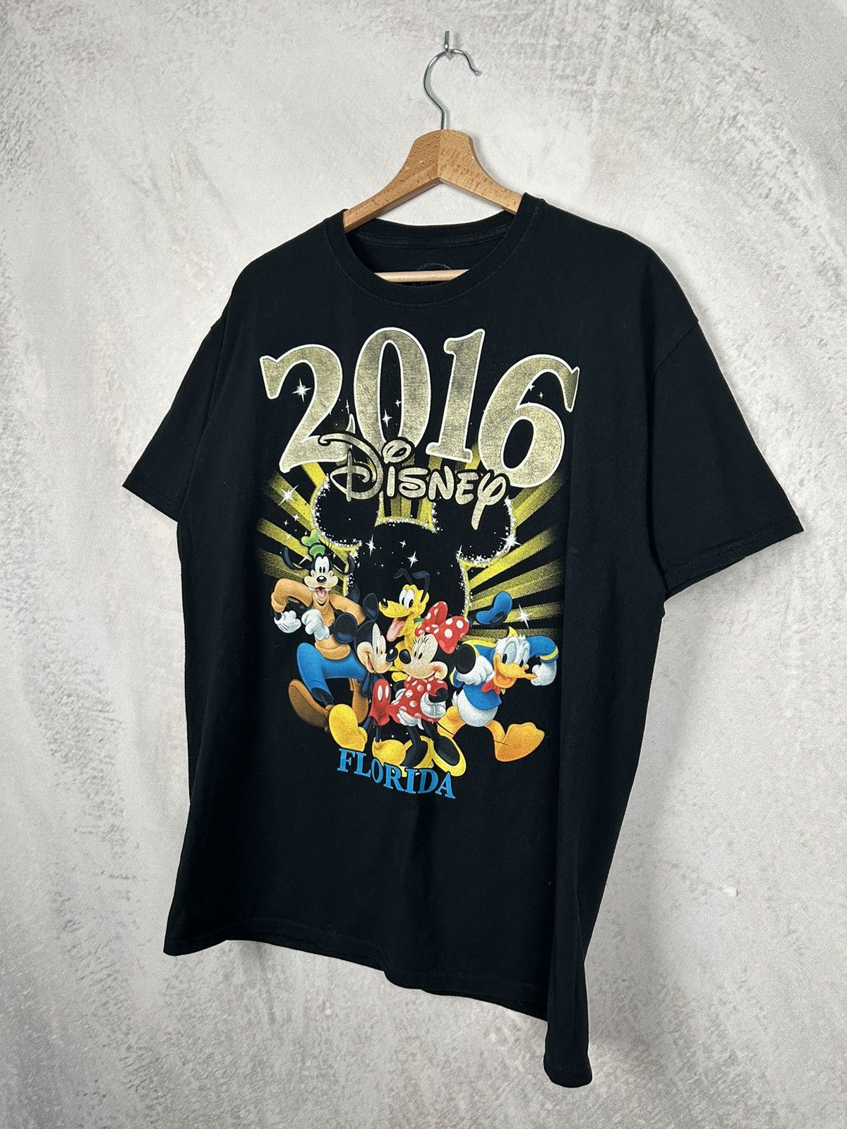 Cartoon Network Disney Graphic Tee Florida USA Disneyland Mickey Mouse Size US L / EU 52-54 / 3 - 2 Thumbnail