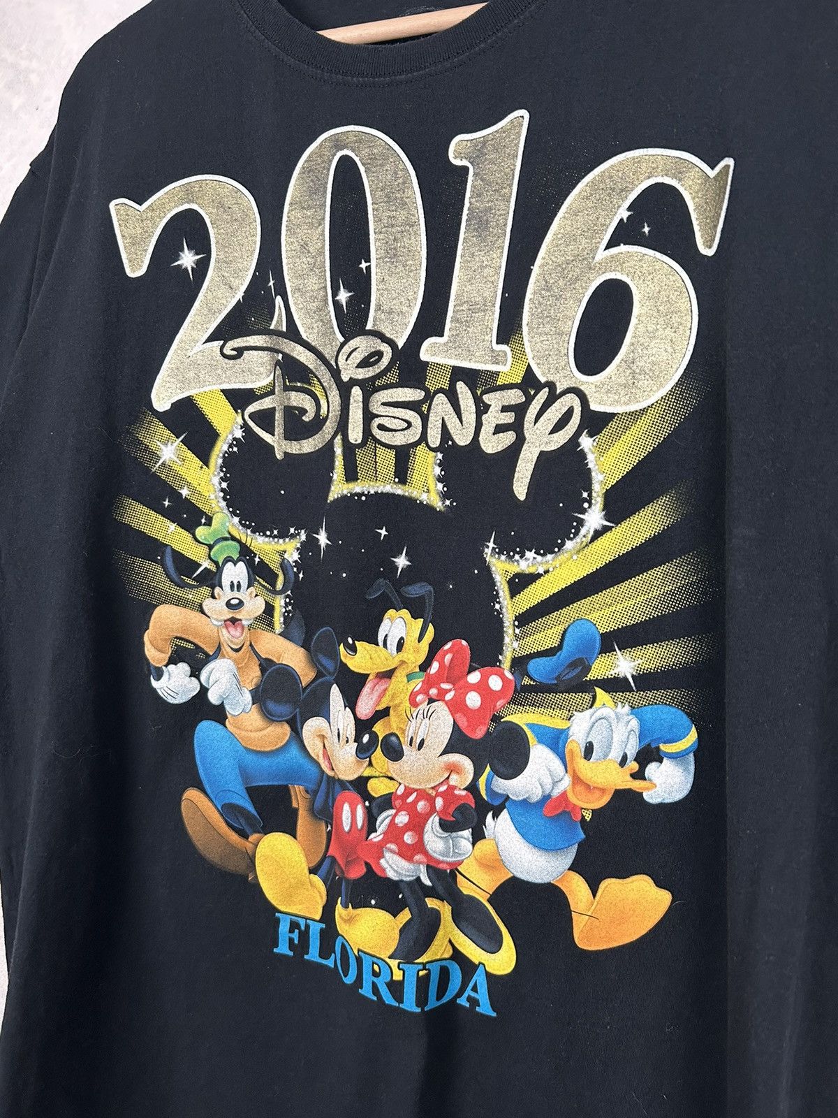 Cartoon Network Disney Graphic Tee Florida USA Disneyland Mickey Mouse Size US L / EU 52-54 / 3 - 3 Thumbnail