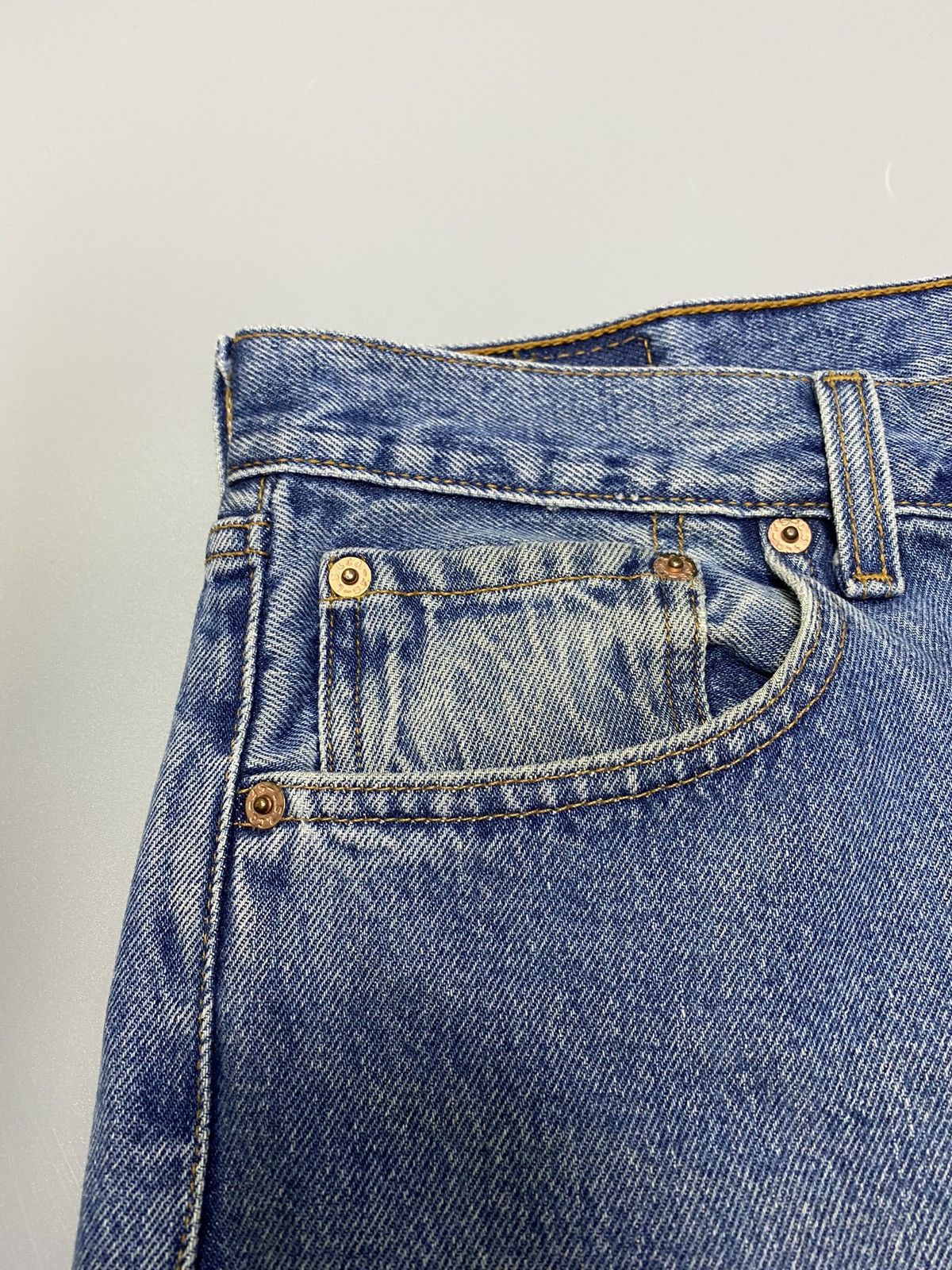 Levi's × Levi's Vintage Clothing Vintage 90s Levi’s Made in USA Jeans Size US 34 / EU 50 - 22 Thumbnail