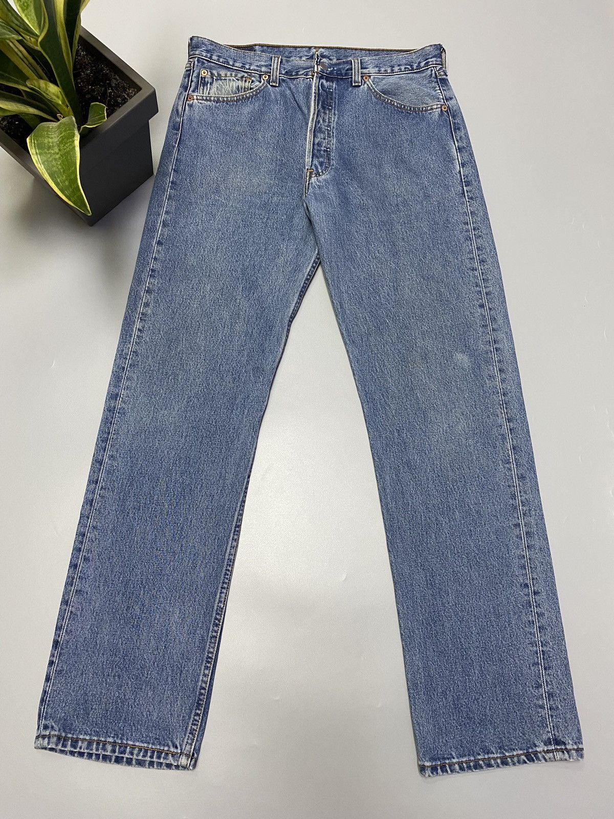 Levi's × Levi's Vintage Clothing Vintage 90s Levi’s Made in USA Jeans Size US 34 / EU 50 - 2 Thumbnail
