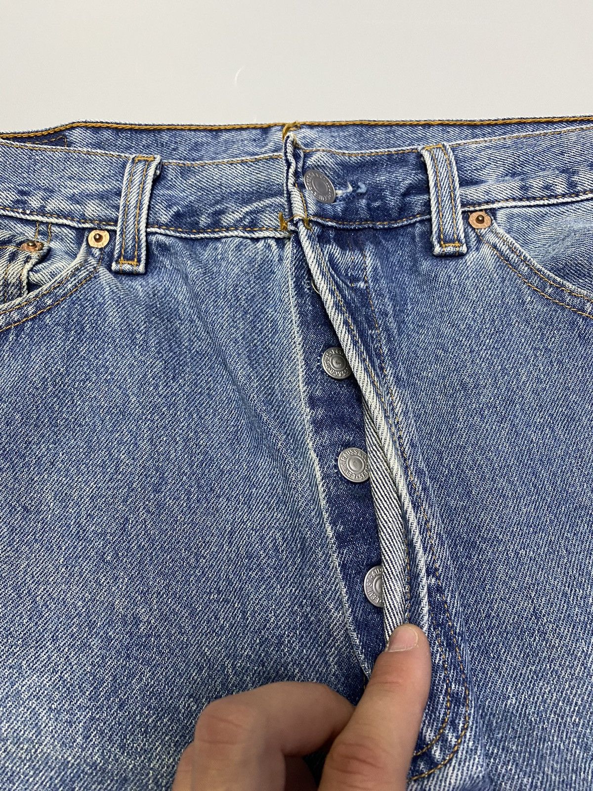 Levi's × Levi's Vintage Clothing Vintage 90s Levi’s Made in USA Jeans Size US 34 / EU 50 - 23 Thumbnail