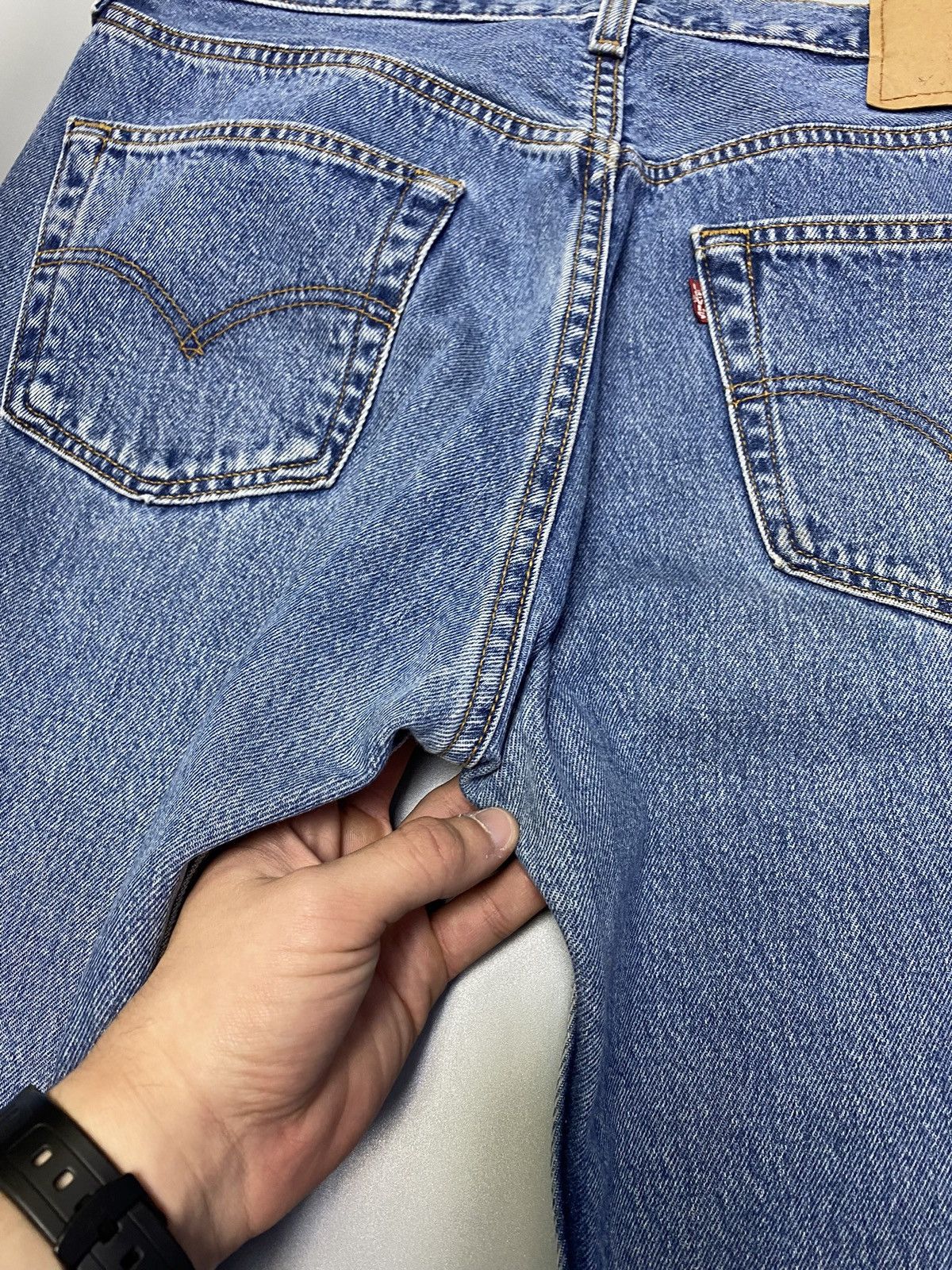 Levi's × Levi's Vintage Clothing Vintage 90s Levi’s Made in USA Jeans Size US 34 / EU 50 - 15 Thumbnail
