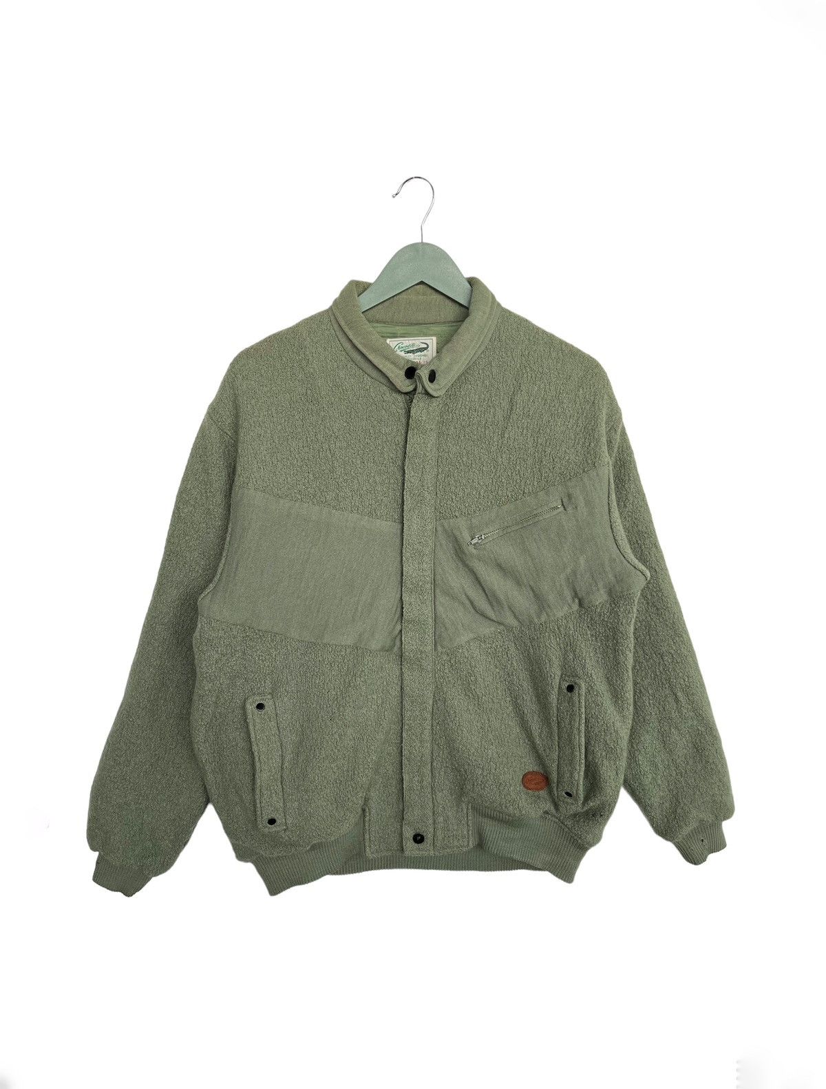 Vintage Vintage Crocodile Full Zip Sweater Size US L / EU 52-54 / 3 - 1 Thumbnail