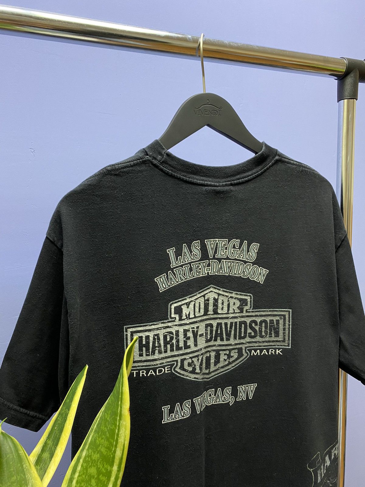 Harley Davidson × Vintage Harley Davidson 2007 Las Vegas T Shirt Vintage Tee Moto Bike Size US XL / EU 56 / 4 - 17 Thumbnail