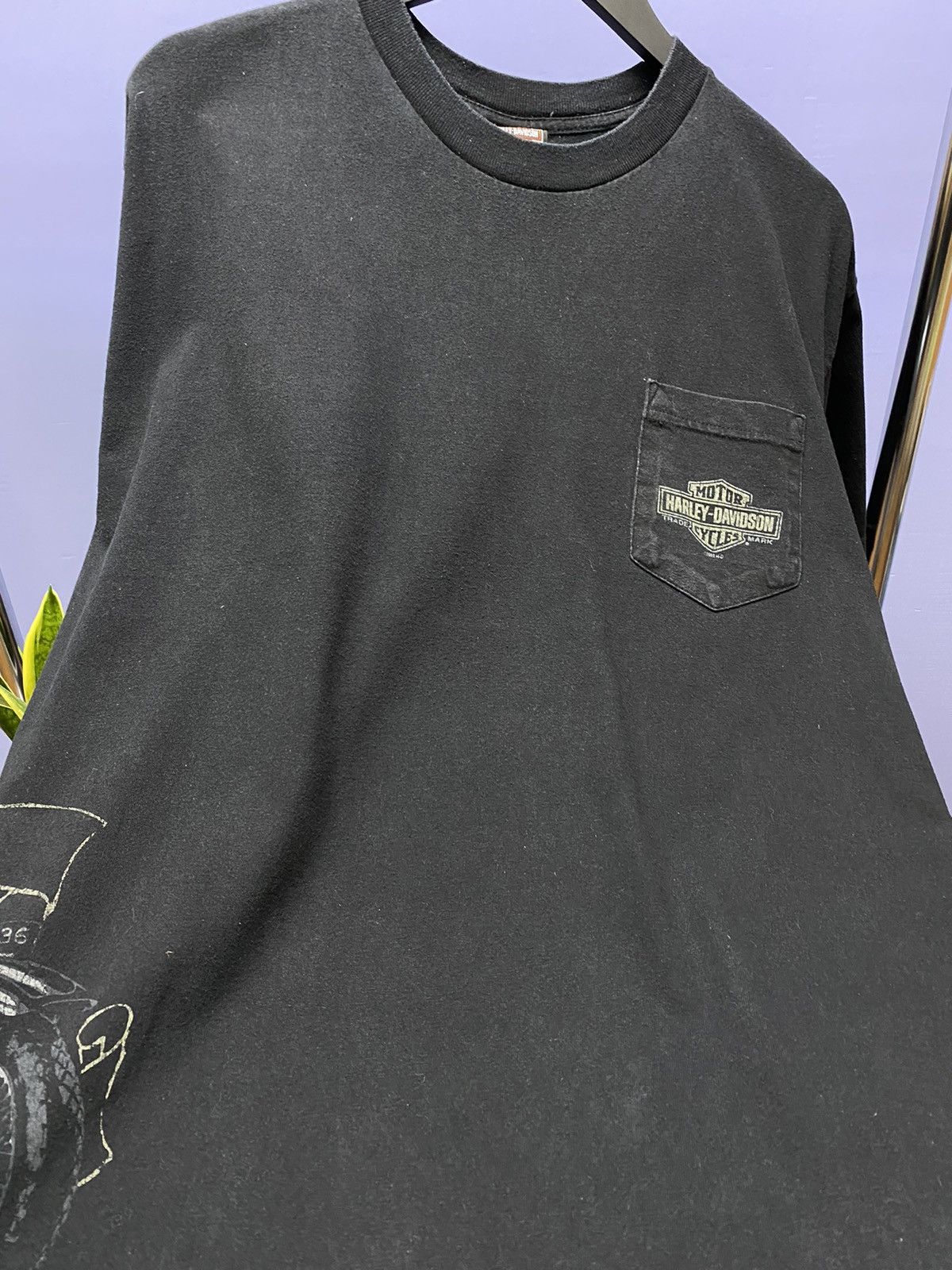 Harley Davidson × Vintage Harley Davidson 2007 Las Vegas T Shirt Vintage Tee Moto Bike Size US XL / EU 56 / 4 - 6 Thumbnail