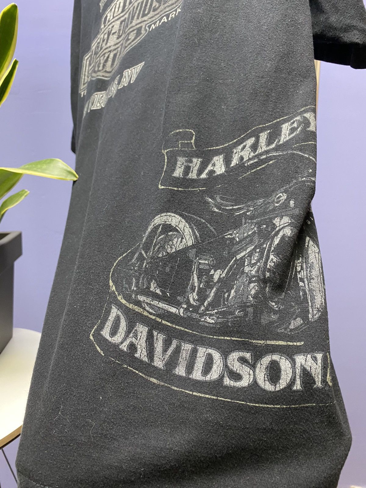 Harley Davidson × Vintage Harley Davidson 2007 Las Vegas T Shirt Vintage Tee Moto Bike Size US XL / EU 56 / 4 - 21 Thumbnail