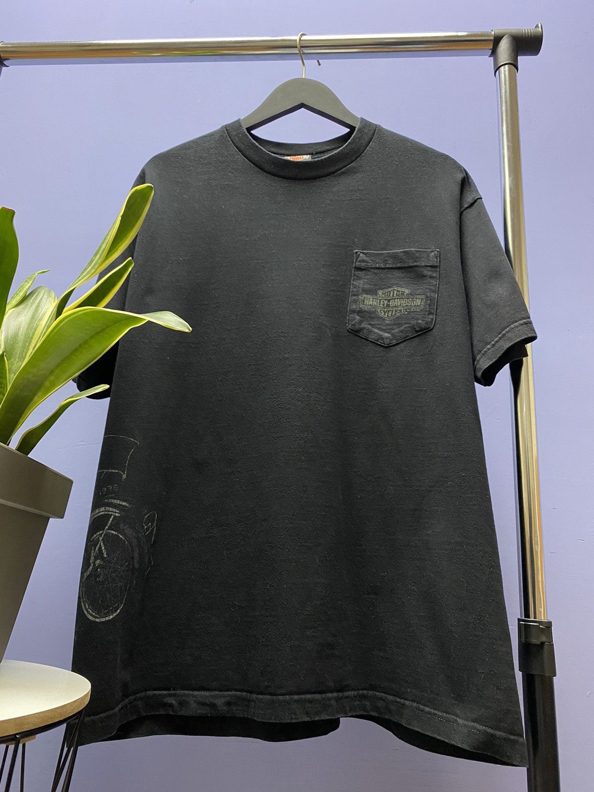 Harley Davidson × Vintage Harley Davidson 2007 Las Vegas T Shirt Vintage Tee Moto Bike Size US XL / EU 56 / 4 - 3 Thumbnail