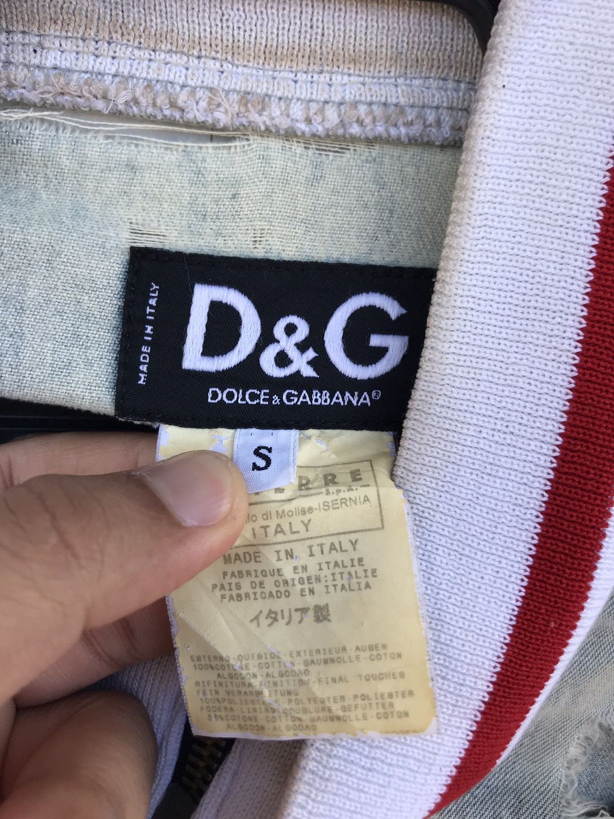 Dolce & Gabbana Distressed Dolce & Gabbana Jacket Size US S / EU 44-46 / 1 - 6 Thumbnail