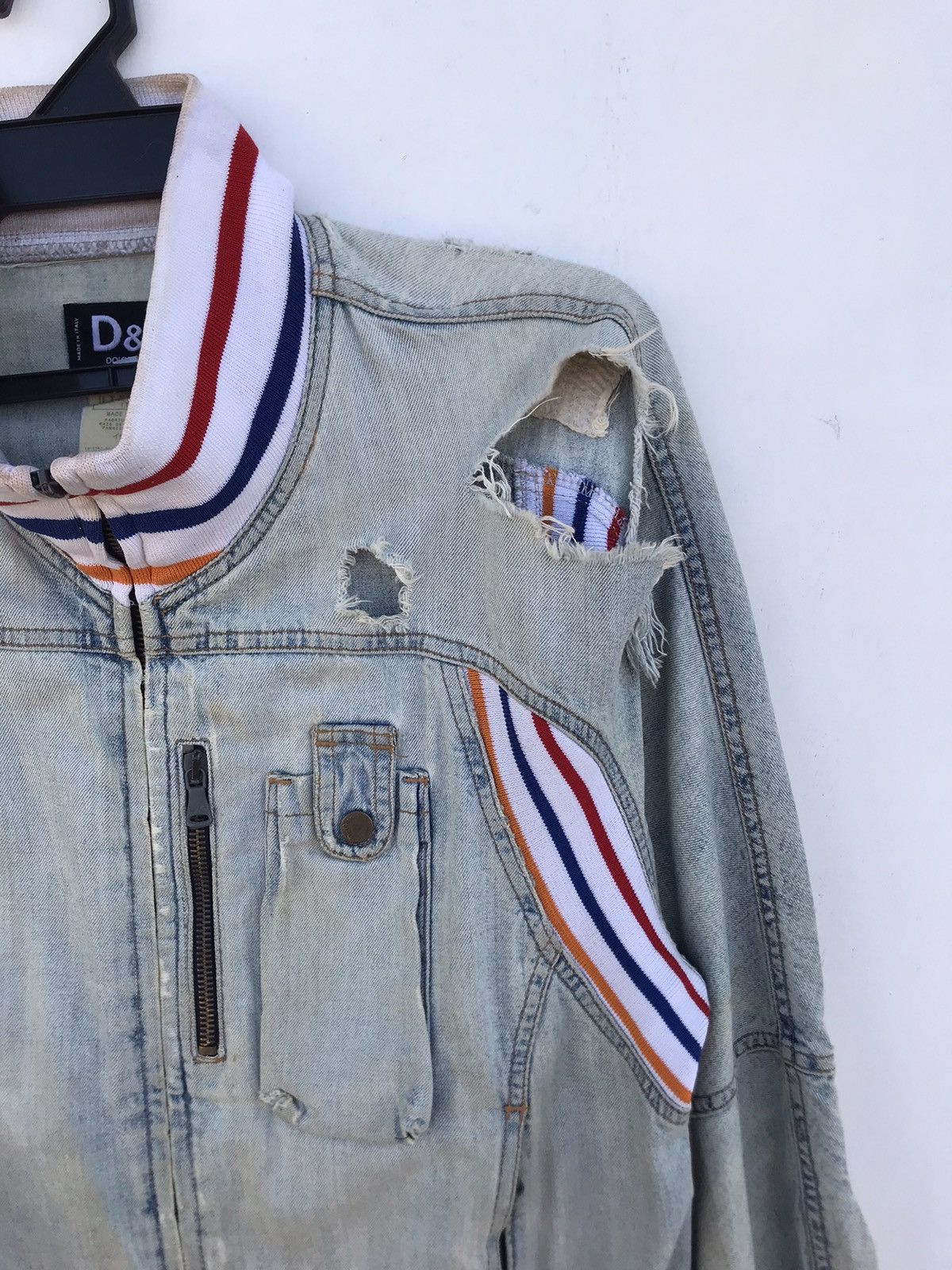 Dolce & Gabbana Distressed Dolce & Gabbana Jacket Size US S / EU 44-46 / 1 - 4 Thumbnail