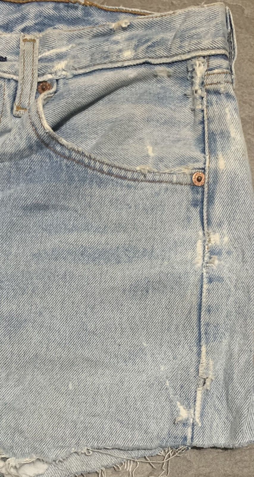 Levi's × Vintage Vintage Levis 501 Faded Blue Jeans Size US 28 / EU 44 - 7 Thumbnail