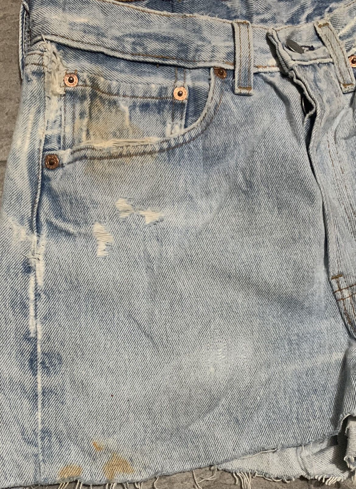 Levi's × Vintage Vintage Levis 501 Faded Blue Jeans Size US 28 / EU 44 - 6 Thumbnail