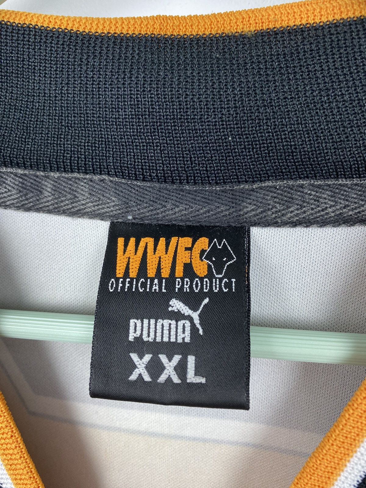 Puma Vintage Wolverhampton Wanderers 1996 Soccer Jersey PSG Milan Size US XXL / EU 58 / 5 - 10 Thumbnail