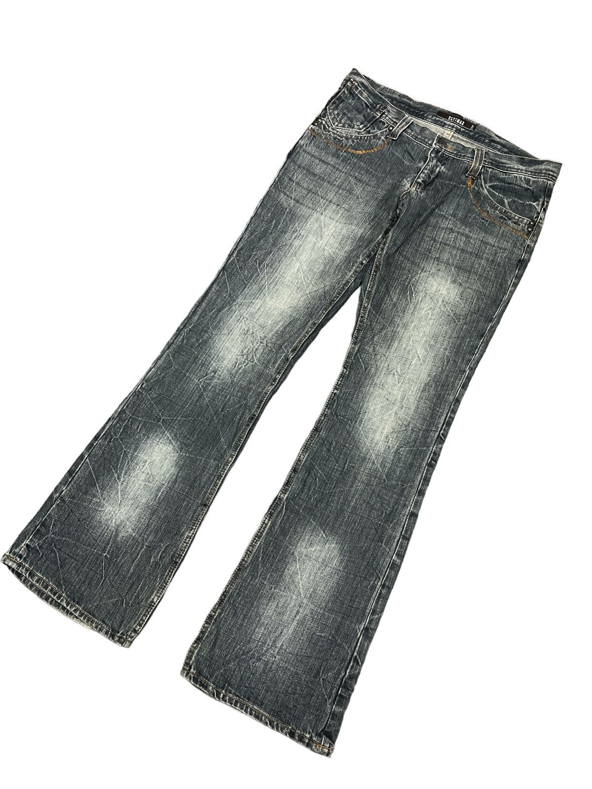 Japanese Brand FLARED💥ULTIMAX DISTRESSED DENIM PANT Size US 32 / EU 48 - 5 Thumbnail