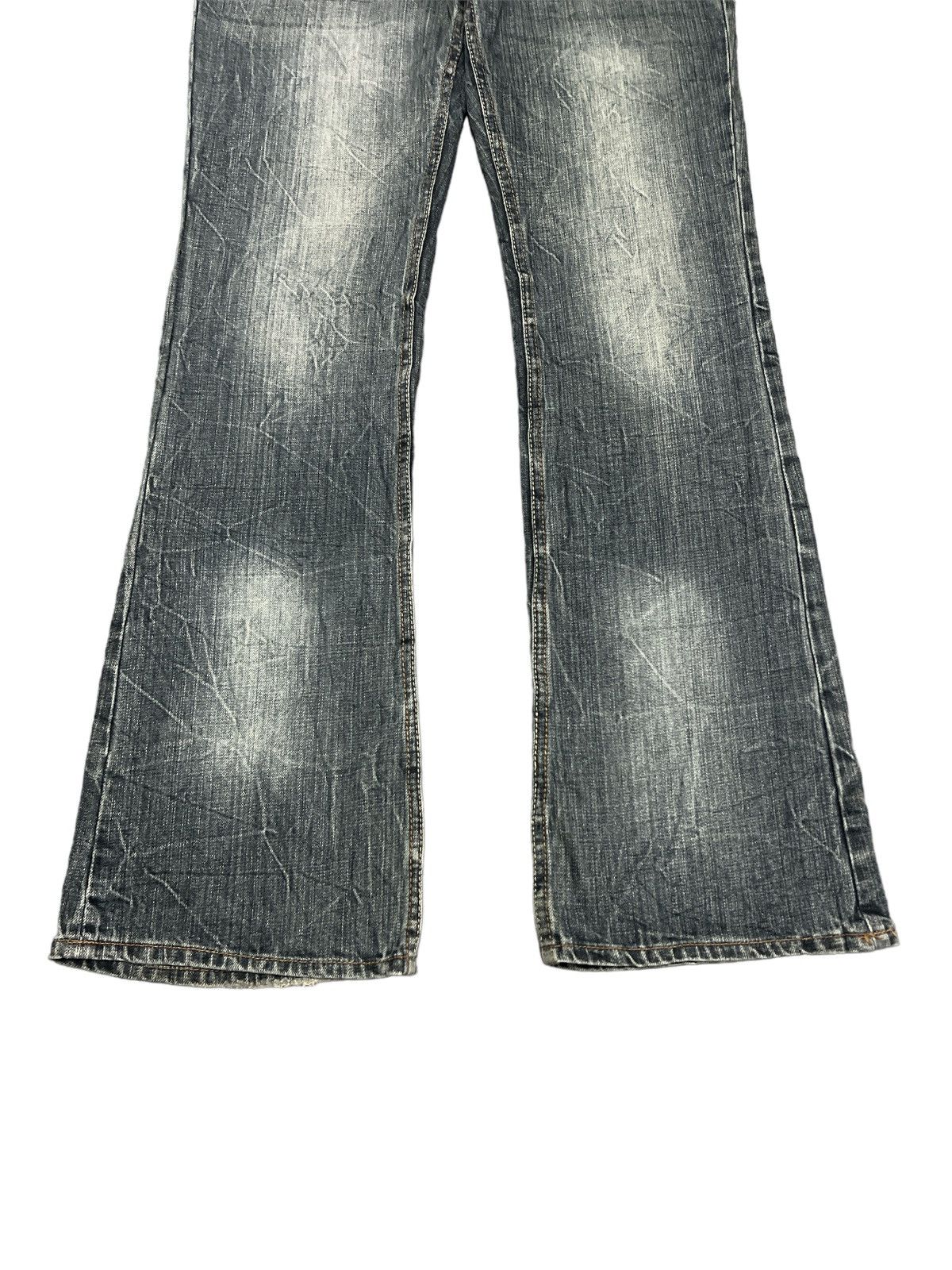 Japanese Brand FLARED💥ULTIMAX DISTRESSED DENIM PANT Size US 32 / EU 48 - 4 Thumbnail