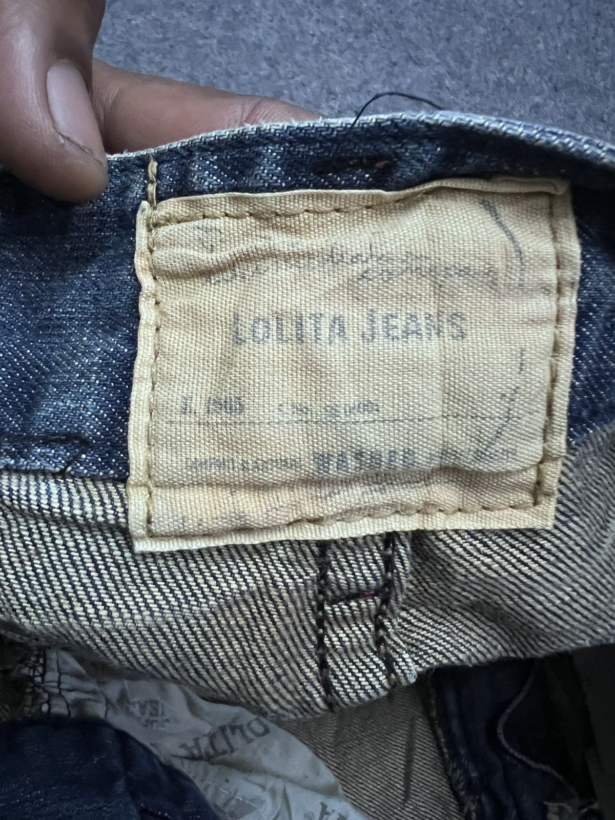 Japanese Brand × Vintage FLARED💥LOLITA JEANS DISTRESSED TWIST DENIM PANT Size US 30 / EU 46 - 9 Thumbnail
